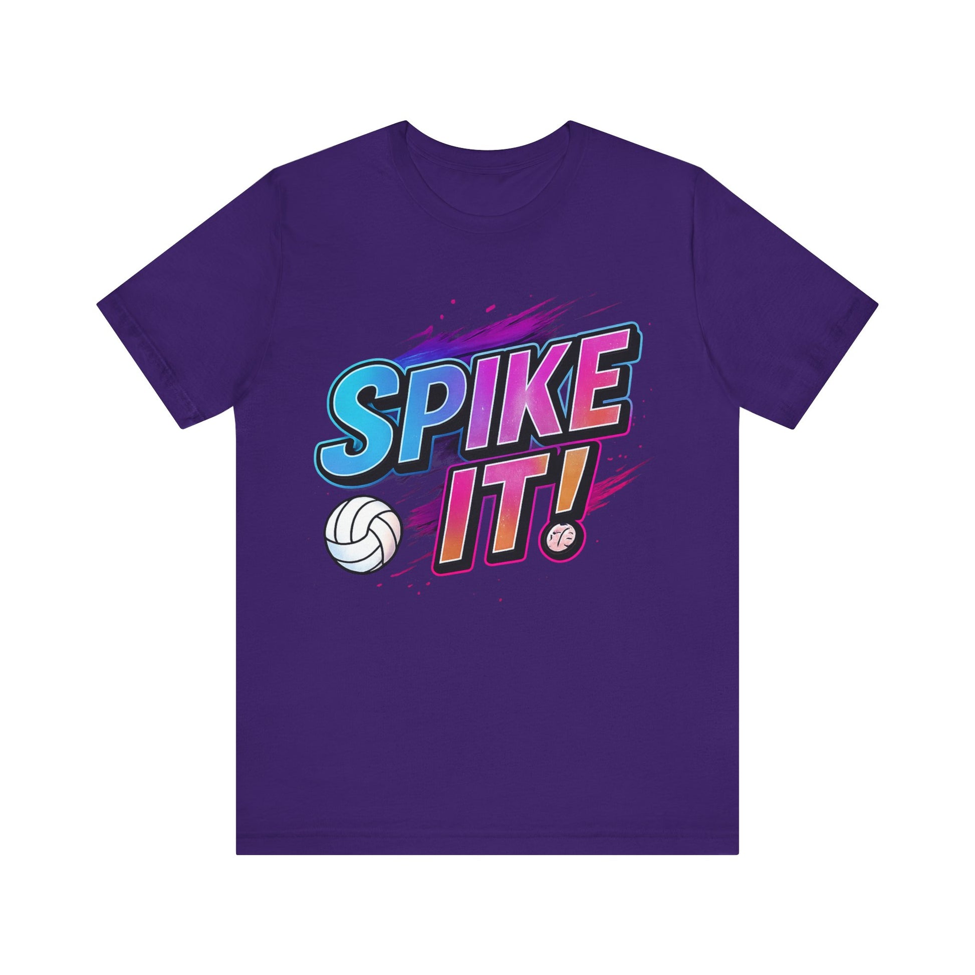 Trendy Spike It volleyball shirt styled for everyday wear