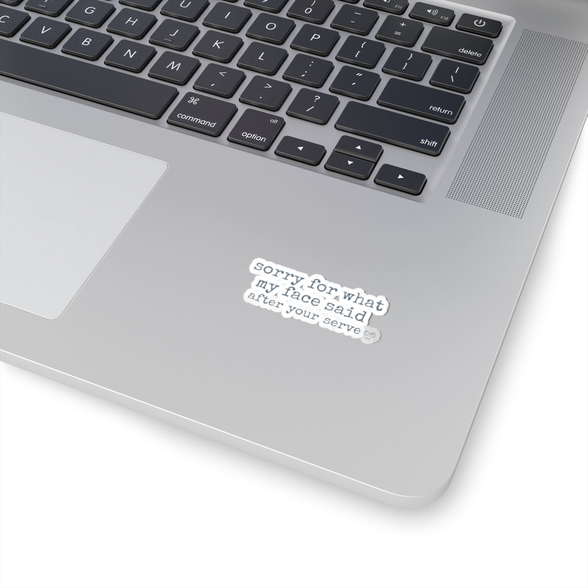 Volleyball player gift sticker with playful saying