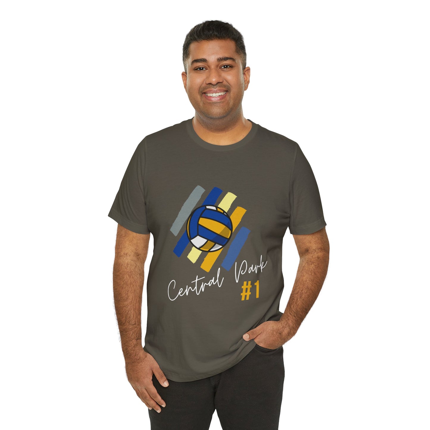 Model wearing Central Park Volleyball #1 Tee