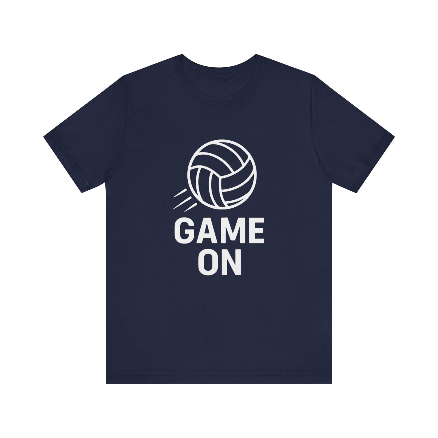 Sports shirt with volleyball design