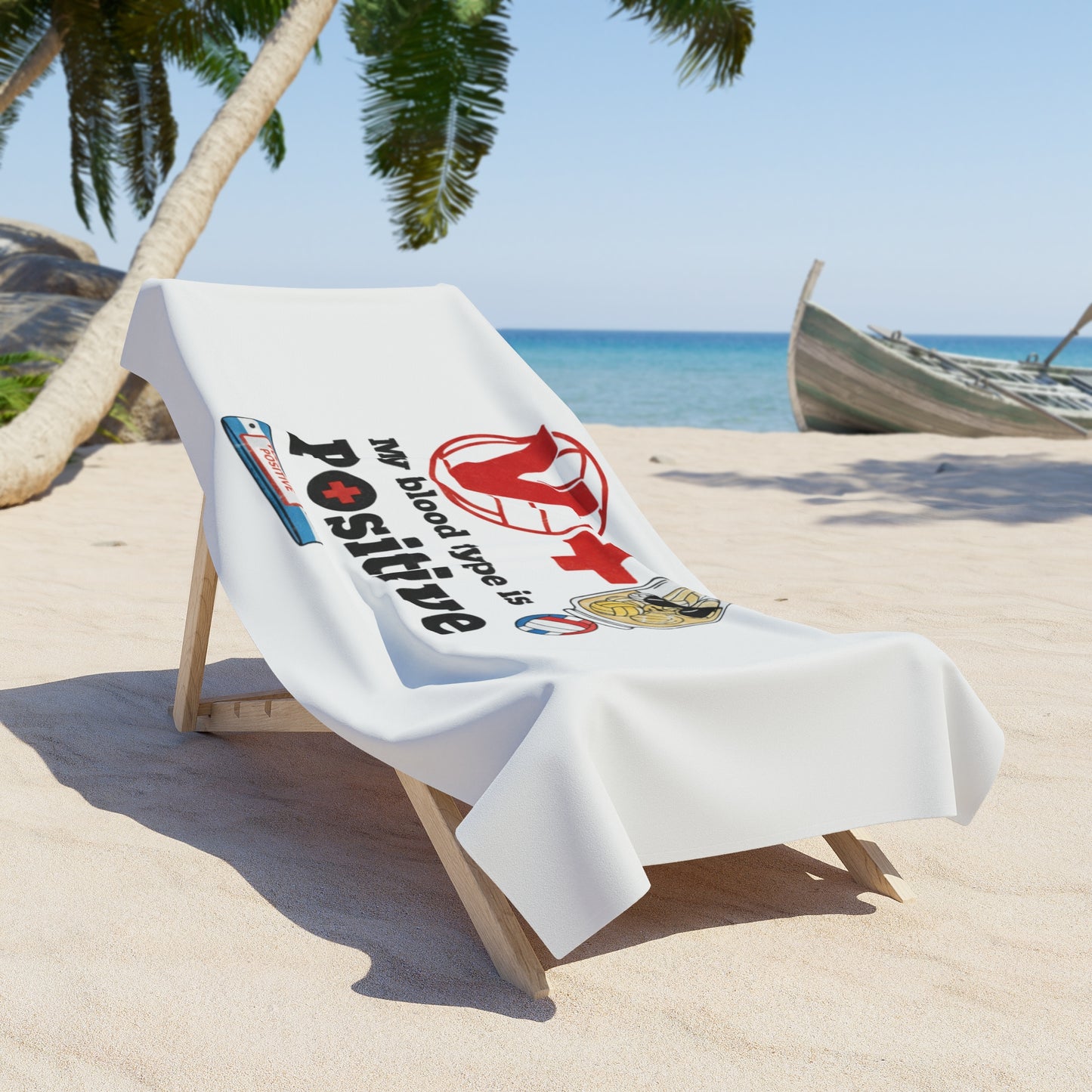 Volleyball fan beach accessory