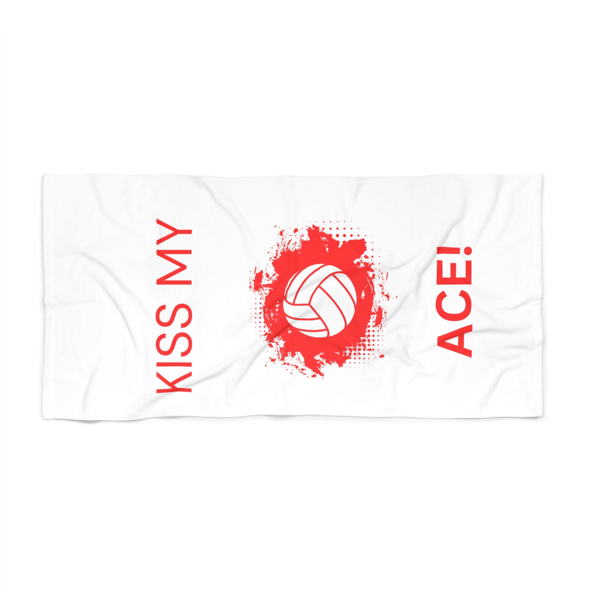Absorbent volleyball poolside towel for summer fun