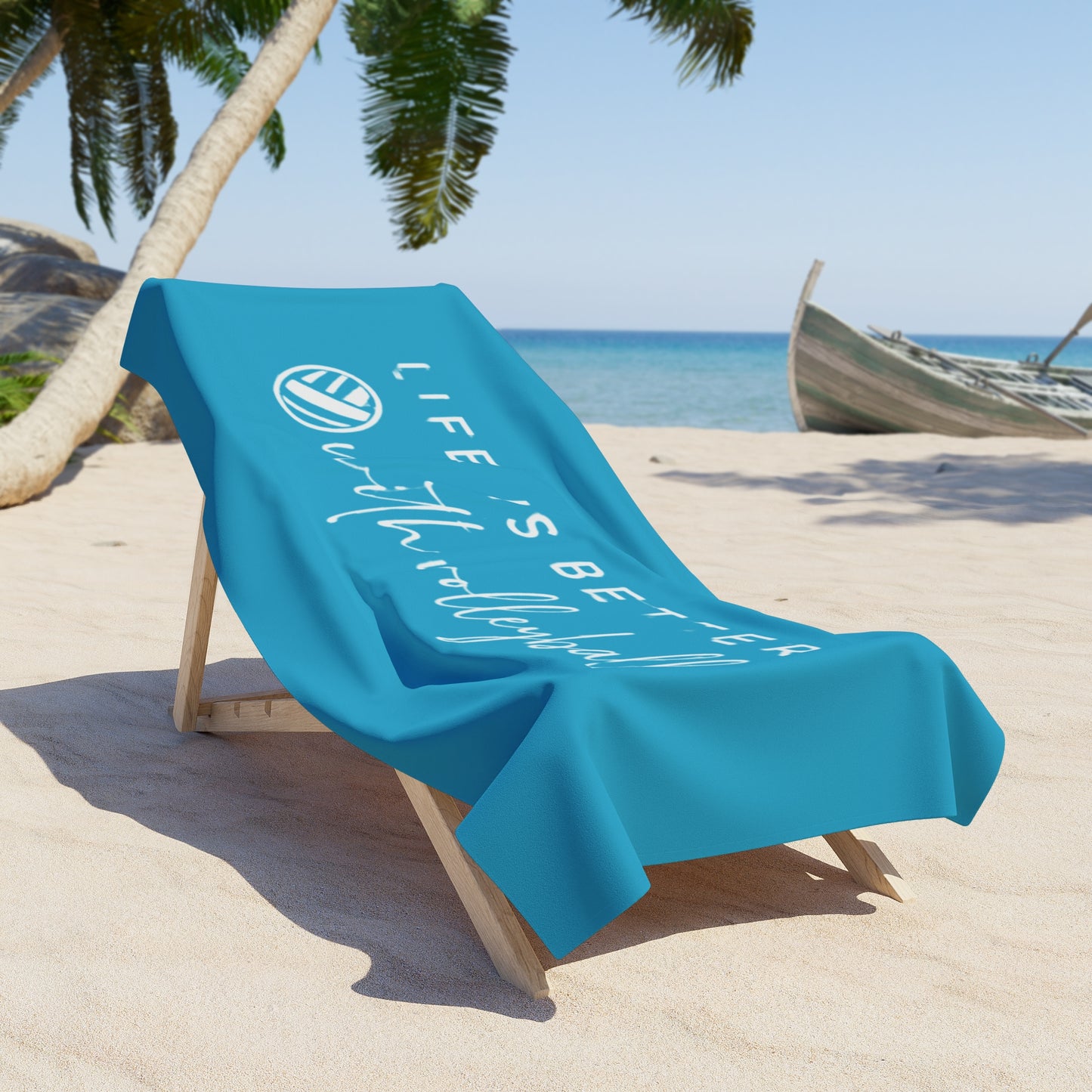 Funny volleyball gym towel for athletes