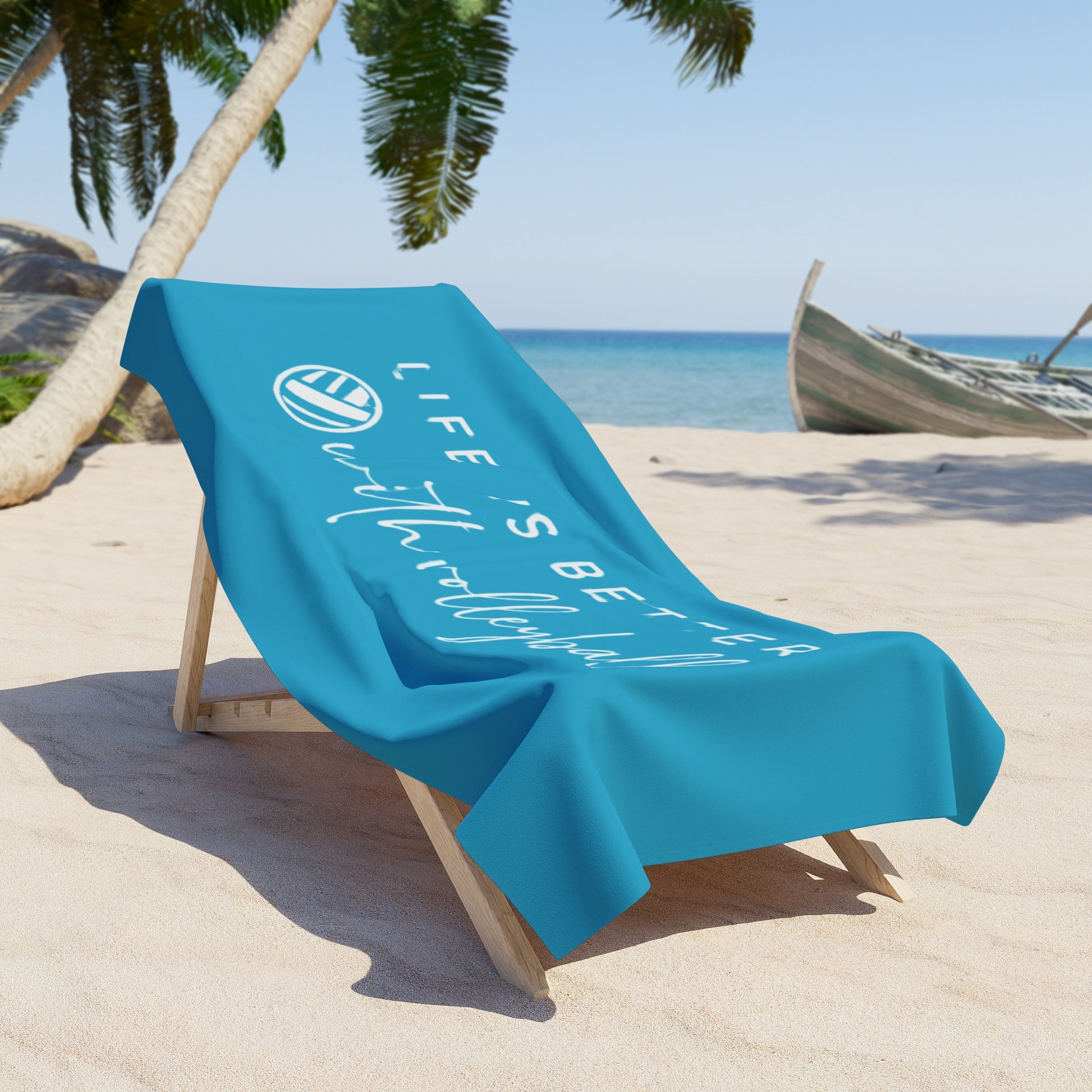 Funny volleyball gym towel for athletes