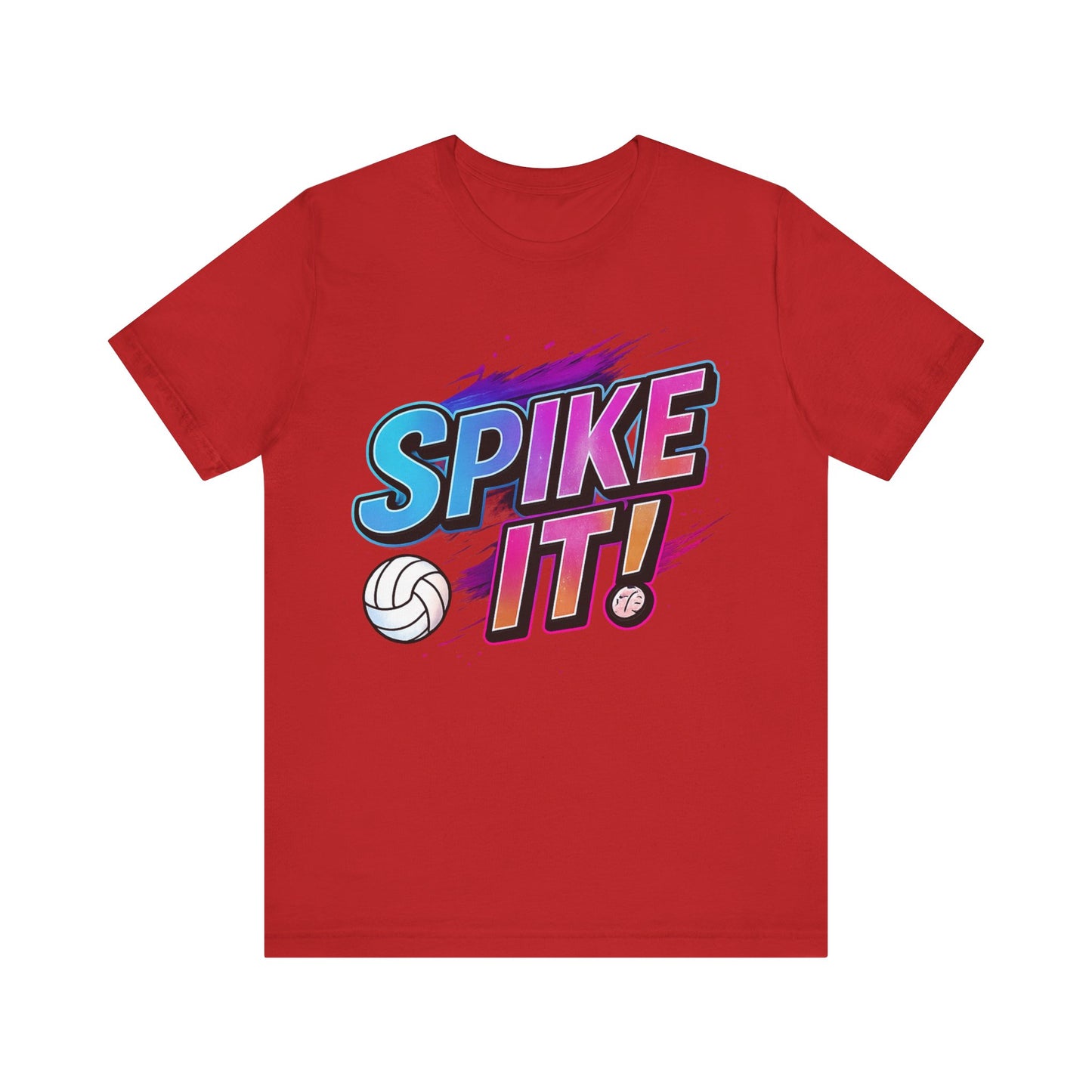 Volleyball lover’s gift t-shirt with modern Spike It design