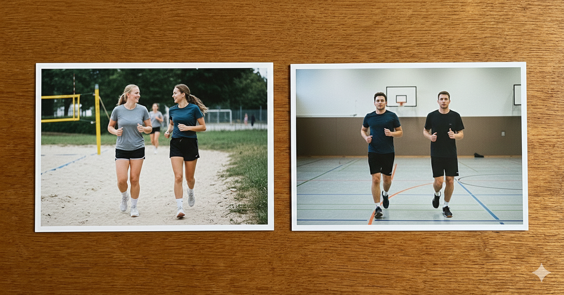 Running Warm-up for volleyball