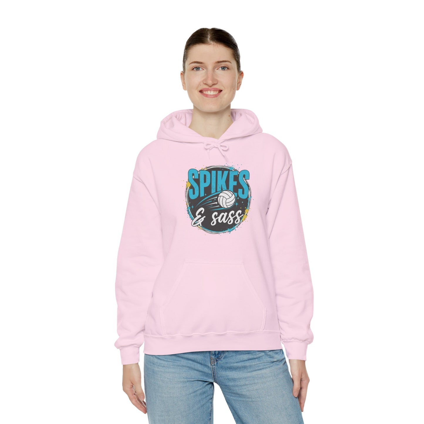 Cute volleyball hoodie for confident players