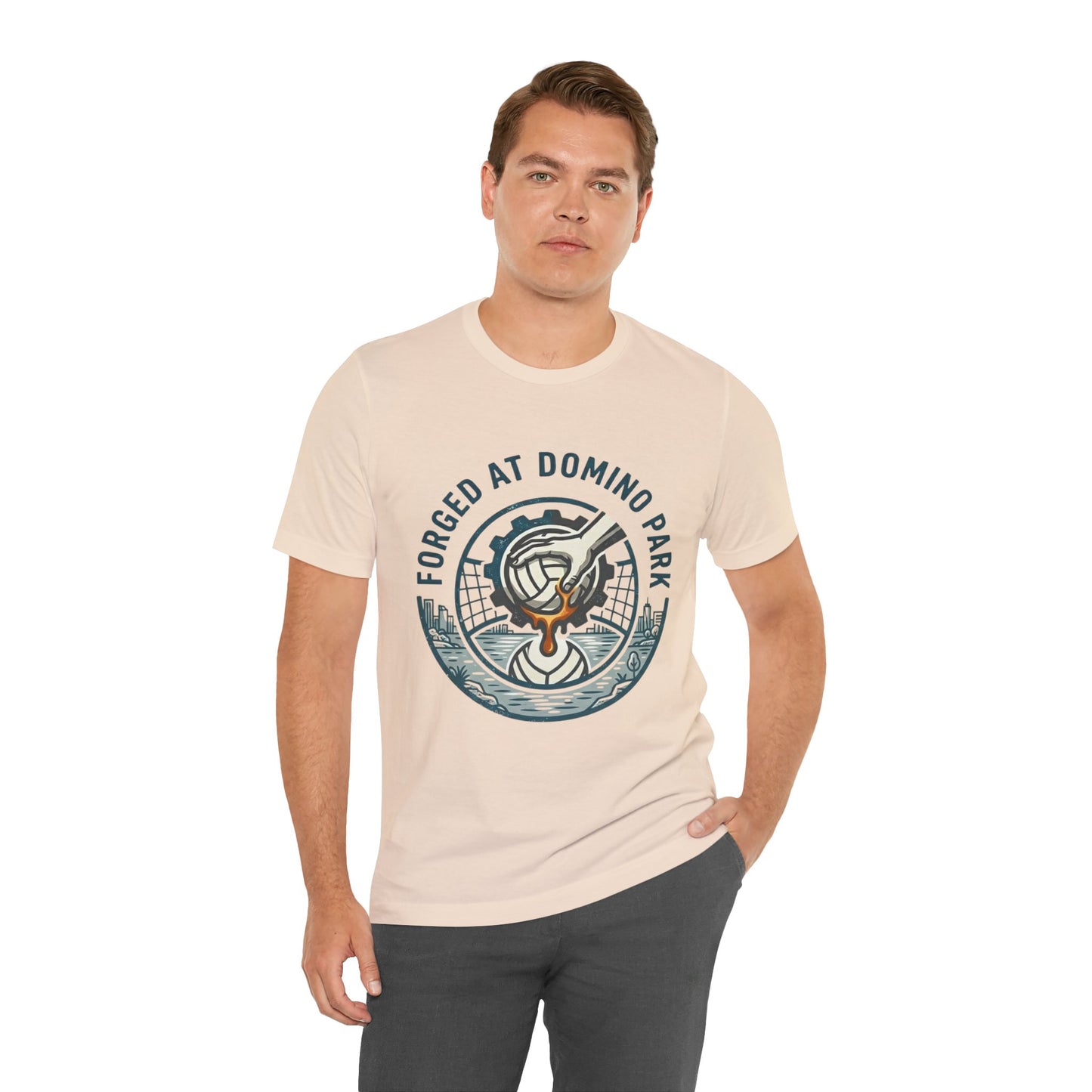 New York volleyball pride graphic t-shirt