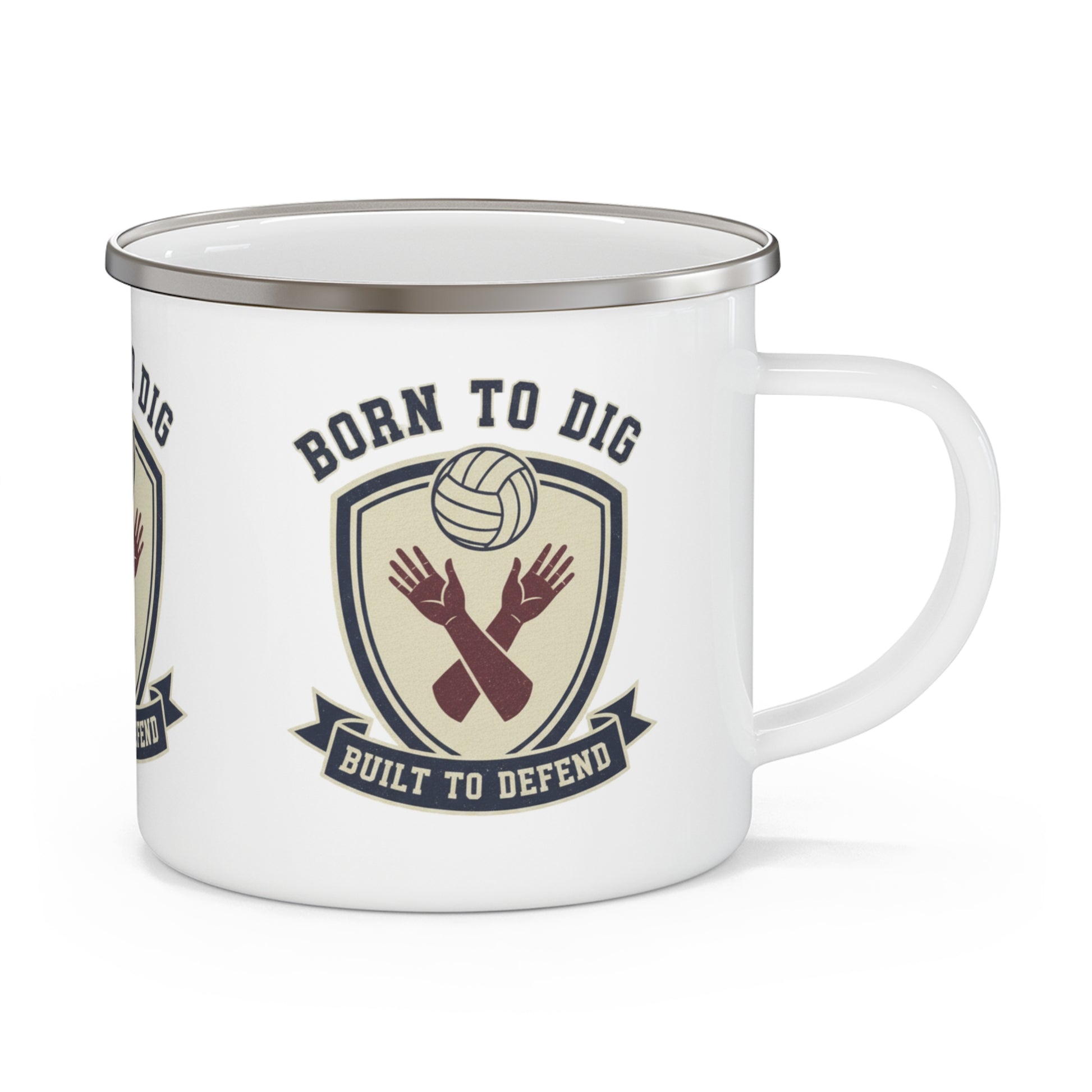 Volleyball libero quote camping mug