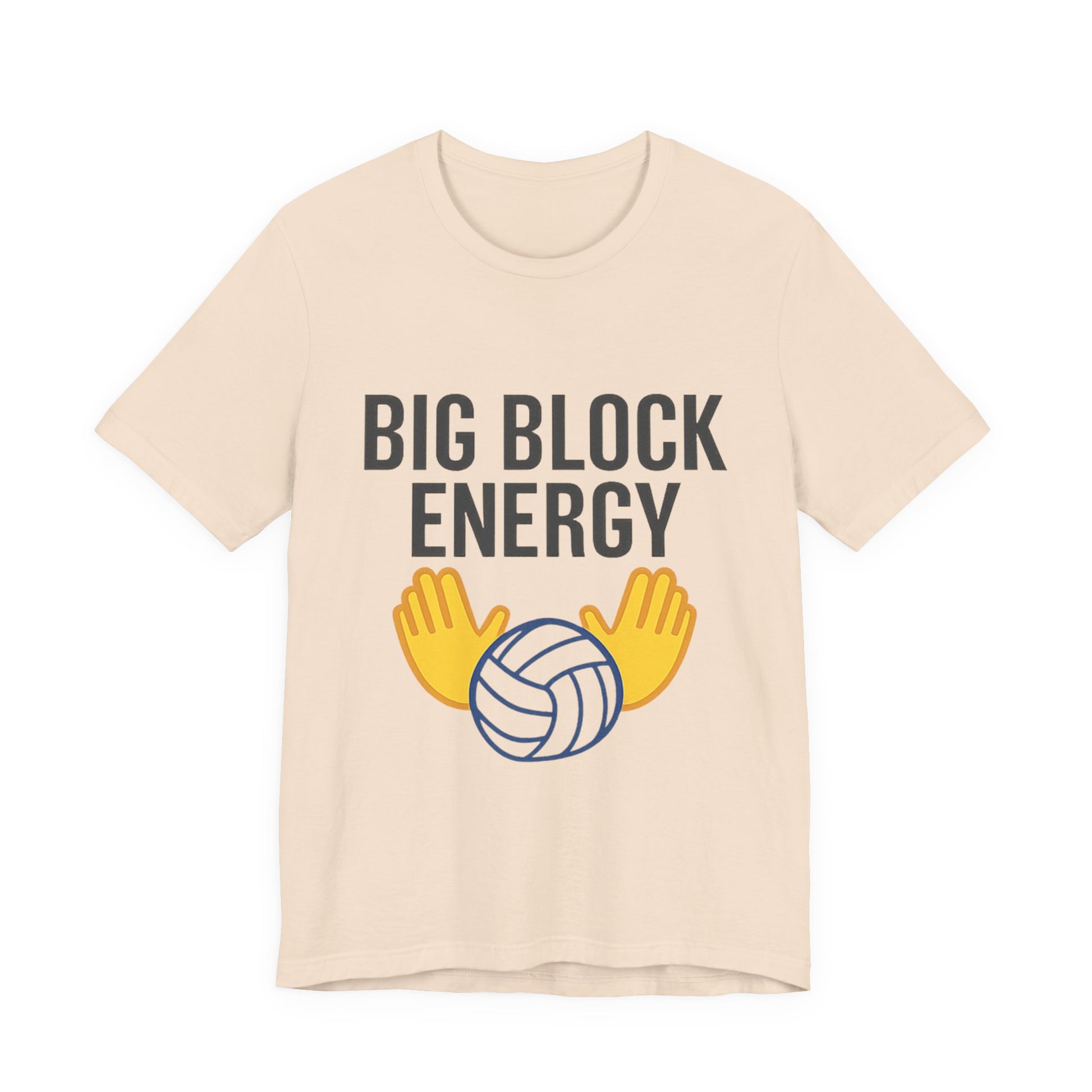 Volleyball shirt featuring Big Block Energy design