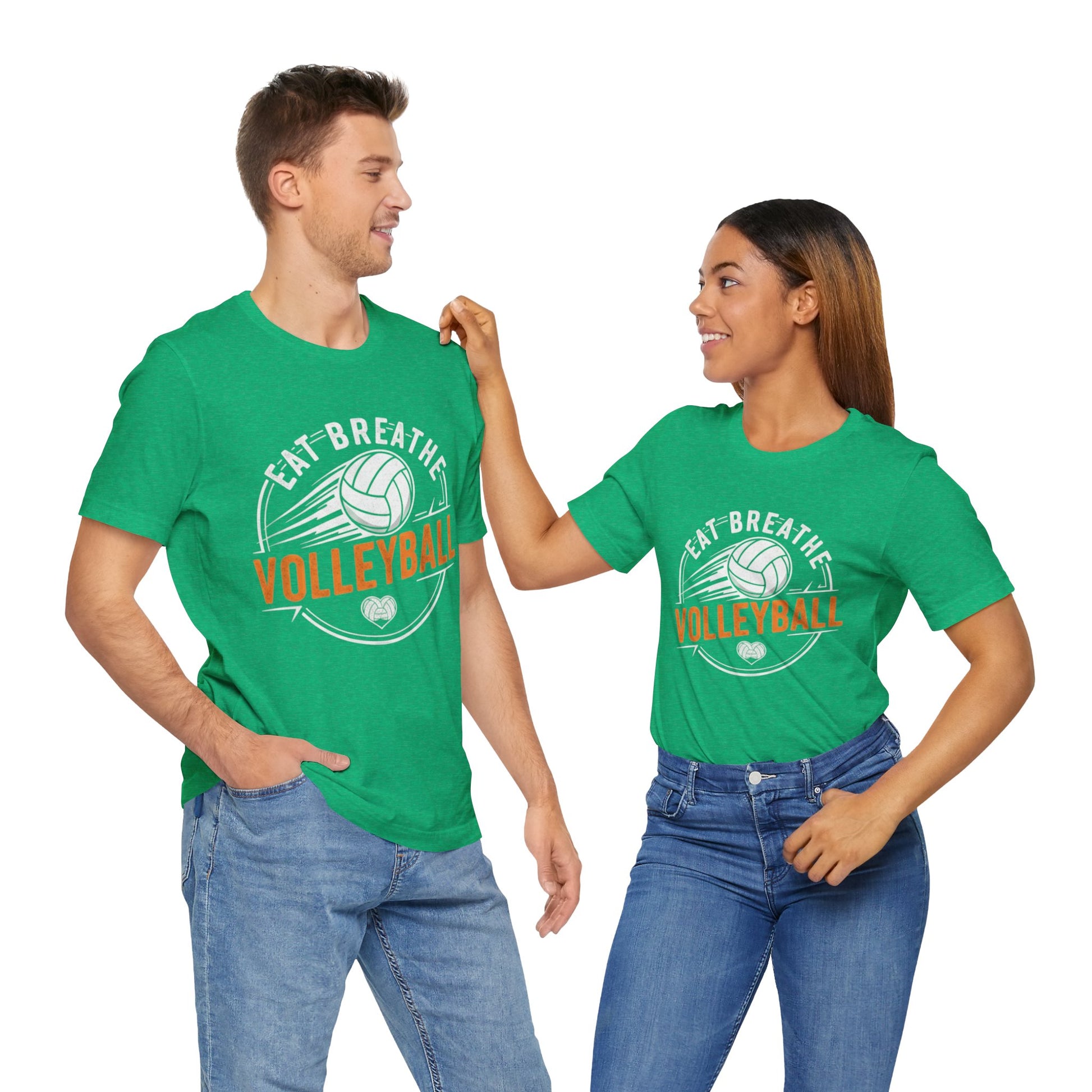 Volleyball fan apparel tee