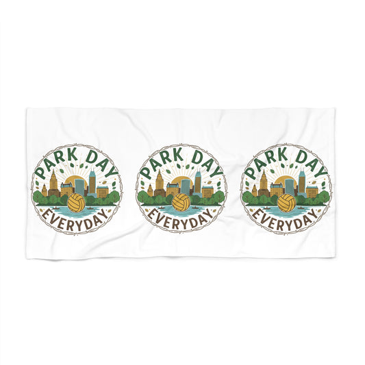 Park Day Everyday towel with bold repeating design