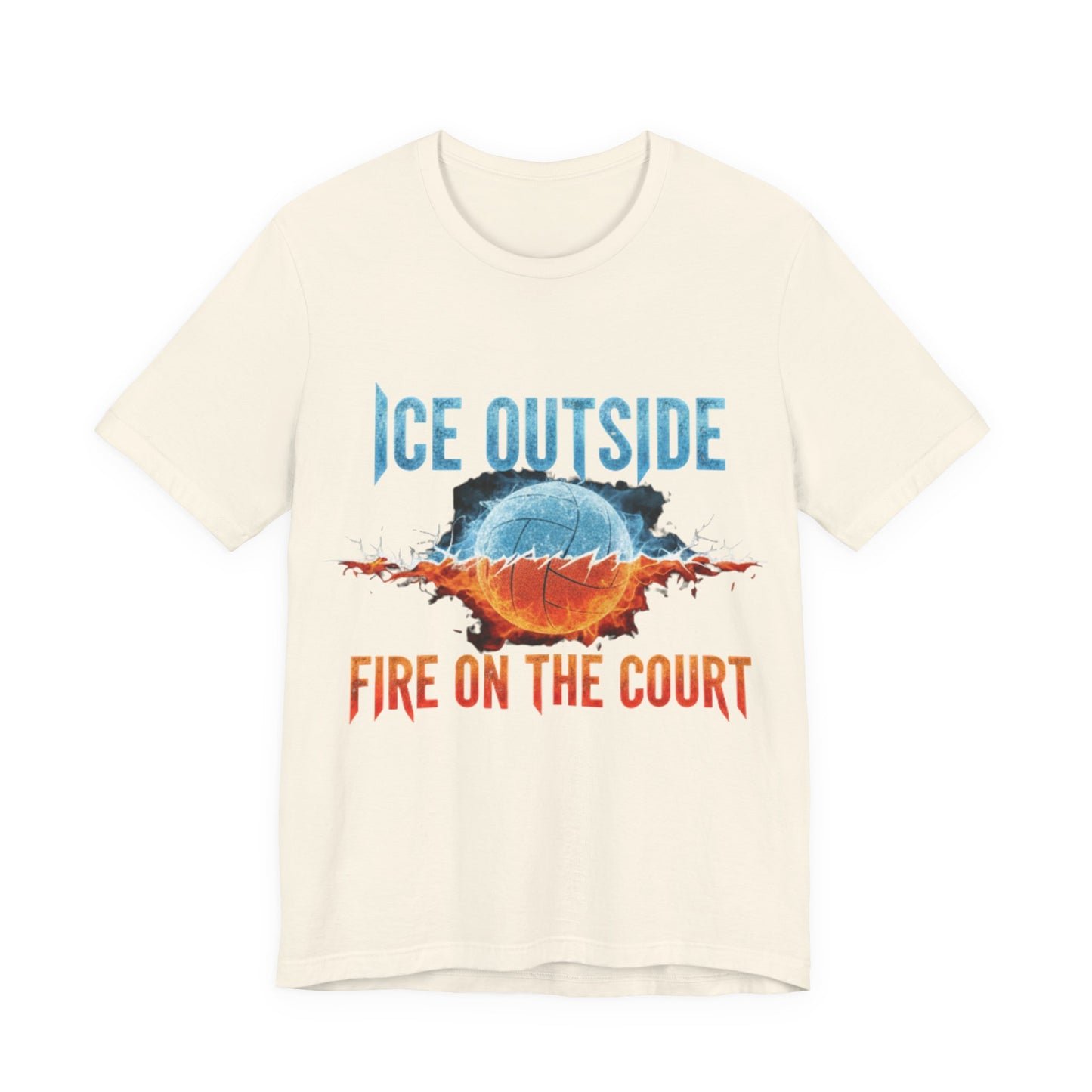 Volleyball performance slogan typography t-shirt