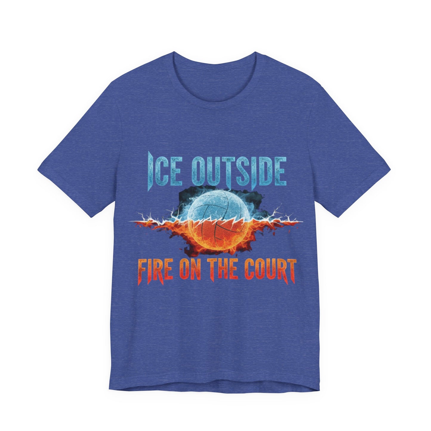 Competitive volleyball phrase printed t-shirt design