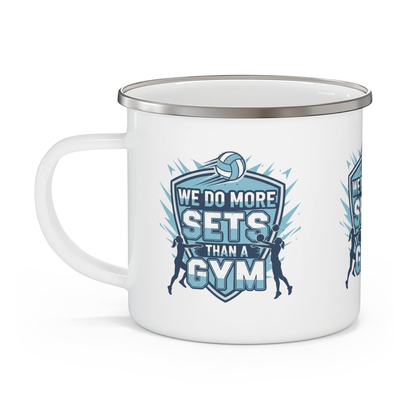Lightweight volleyball camping mug