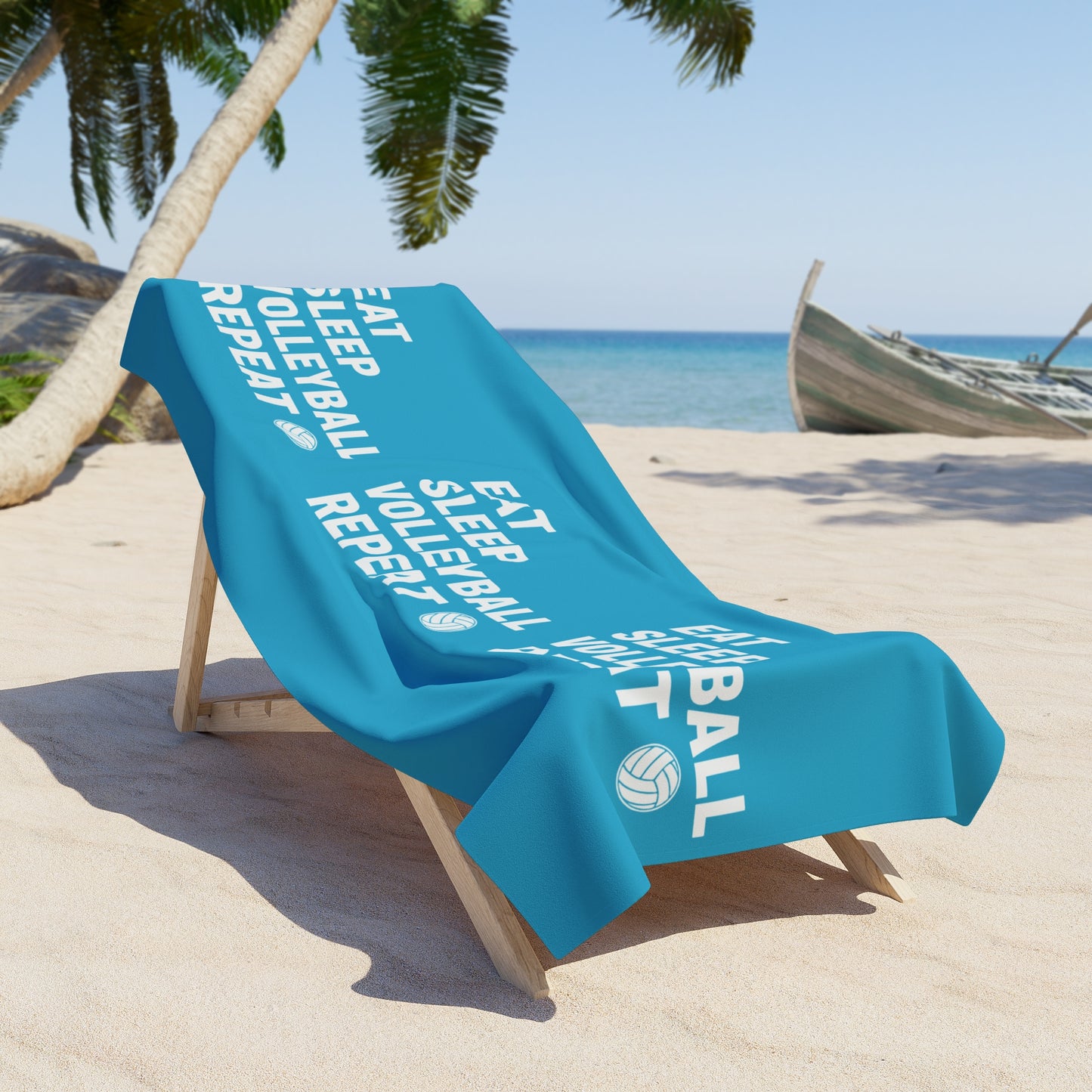 Volleyball lifestyle towel for players