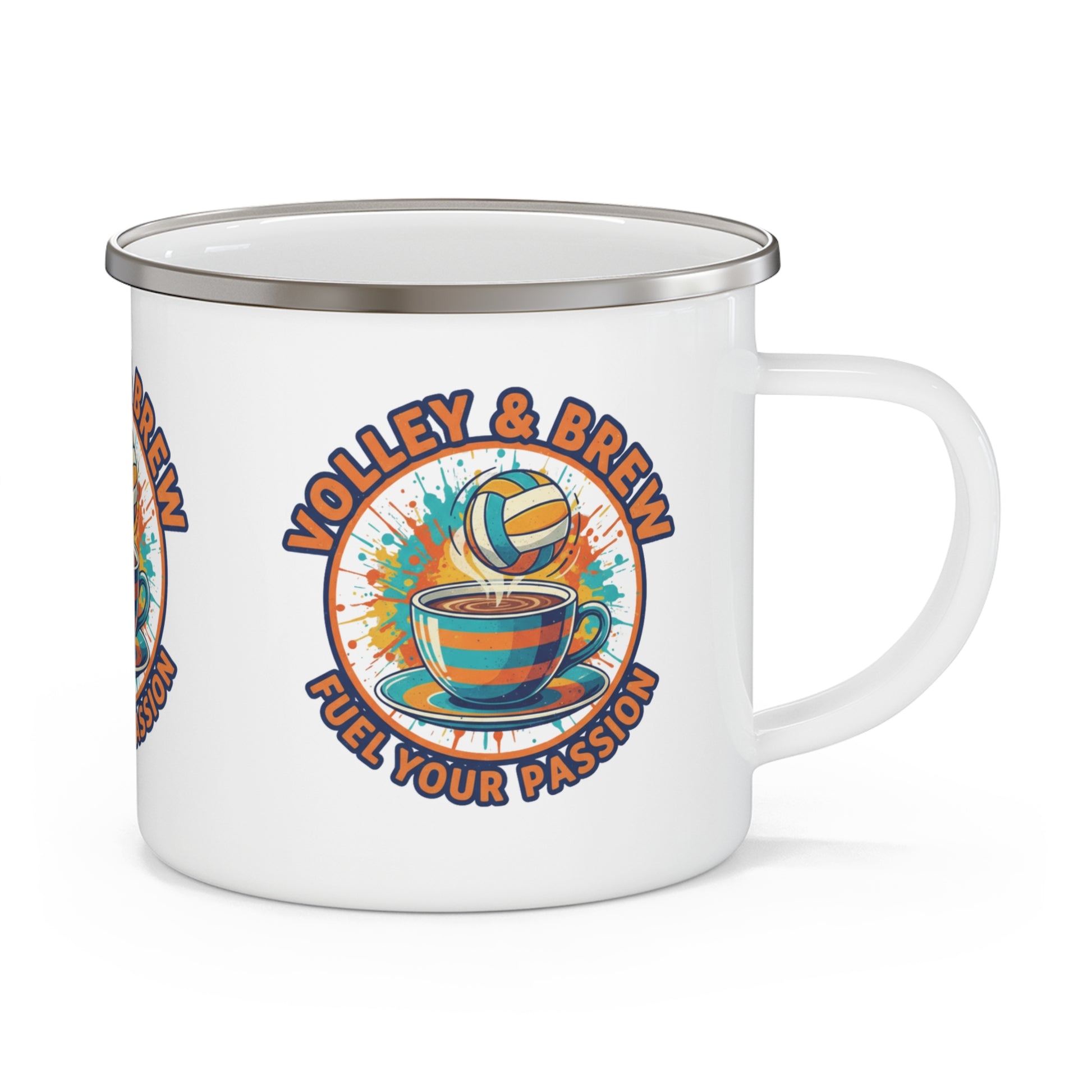 Funny volleyball mug for coffee lovers