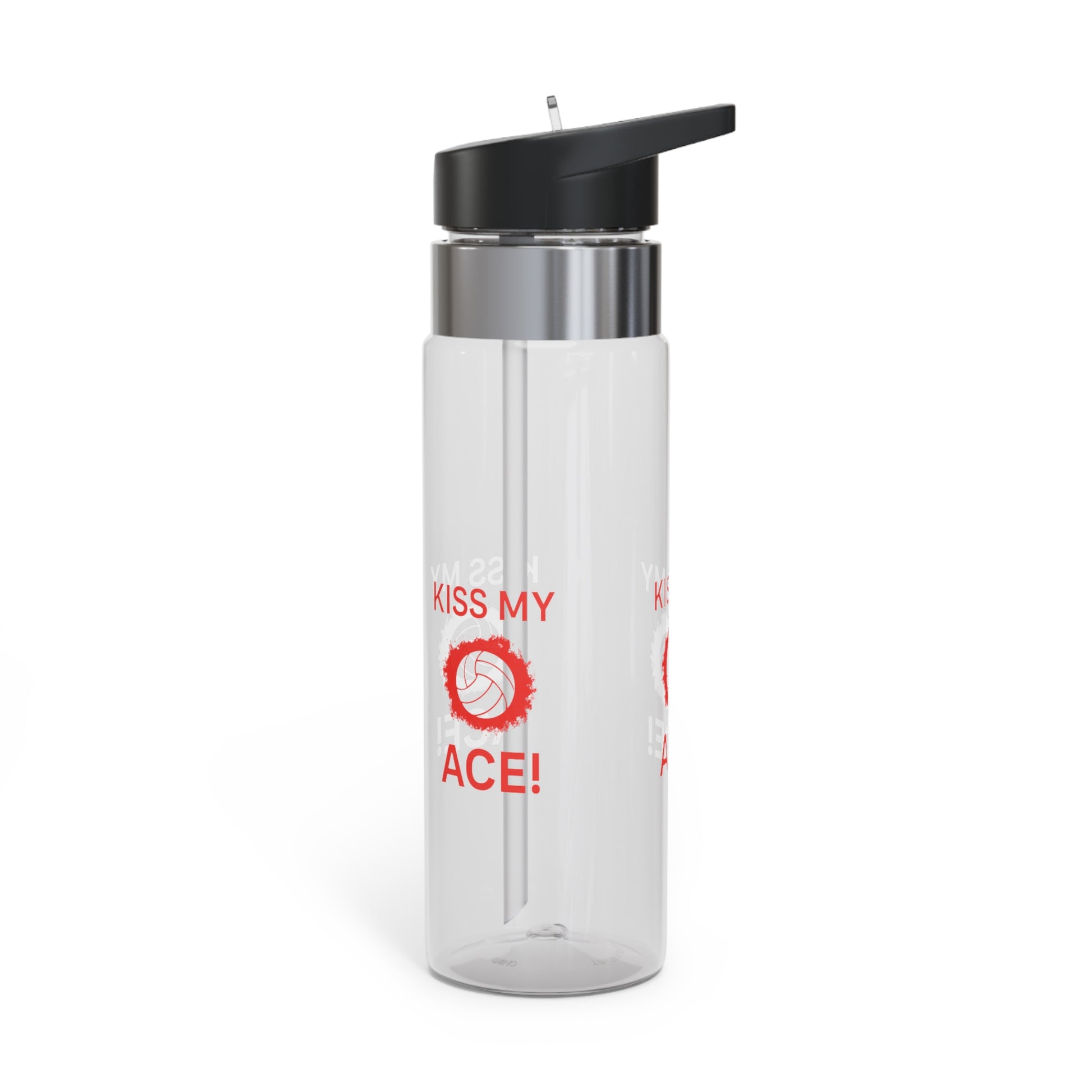 Volleyball humor design Kiss My Ace water bottle