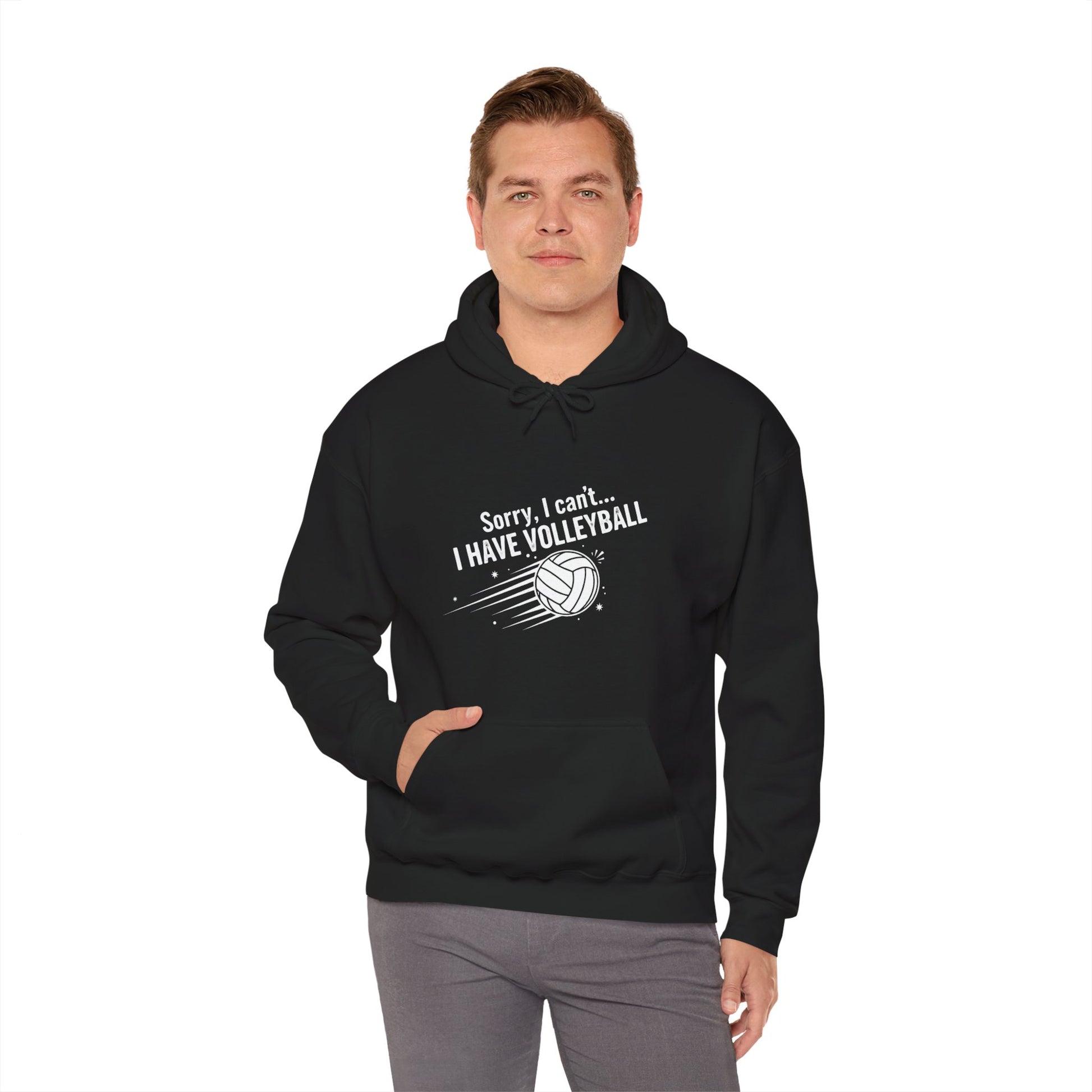 Funny volleyball player hoodie