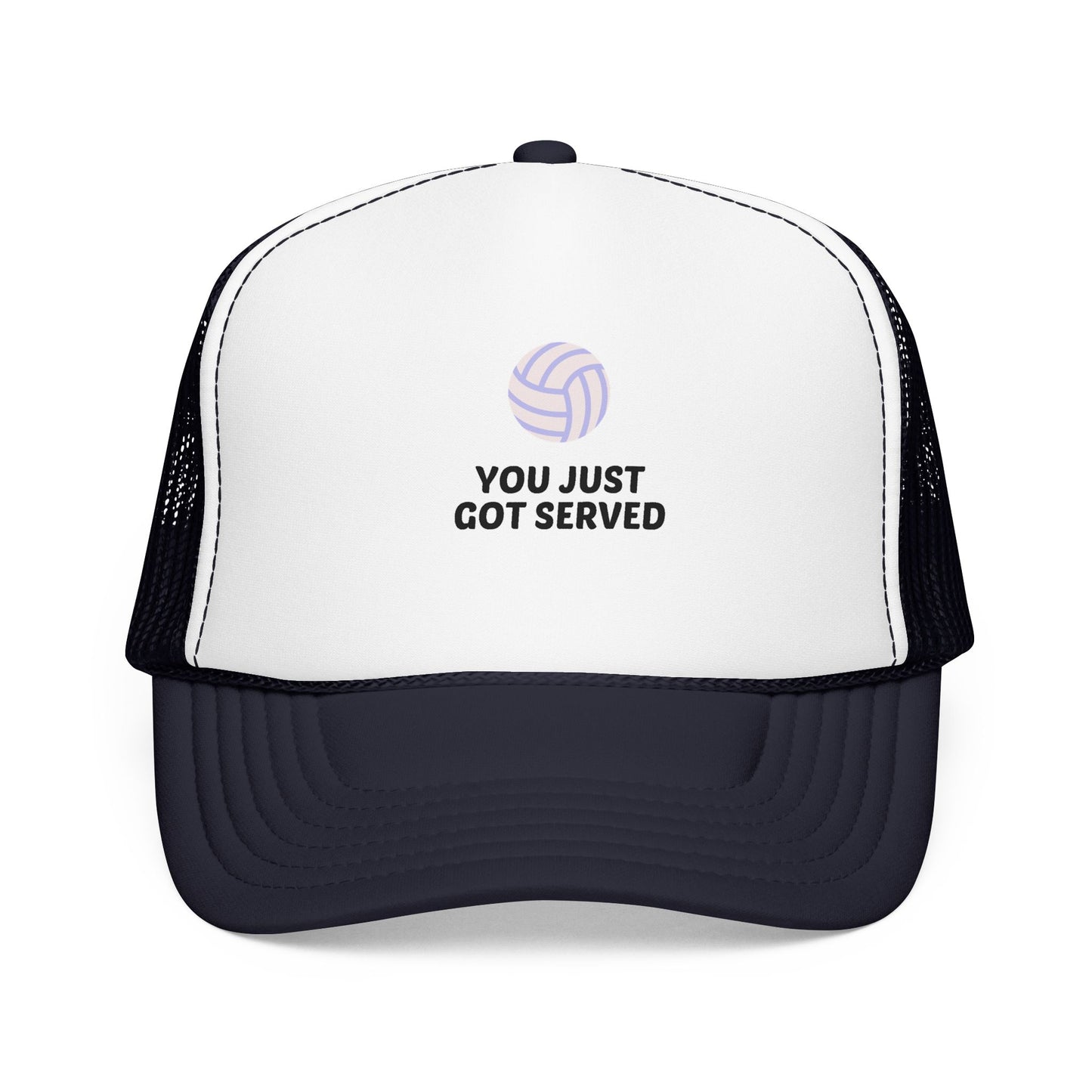 Minimal you just got served volleyball design