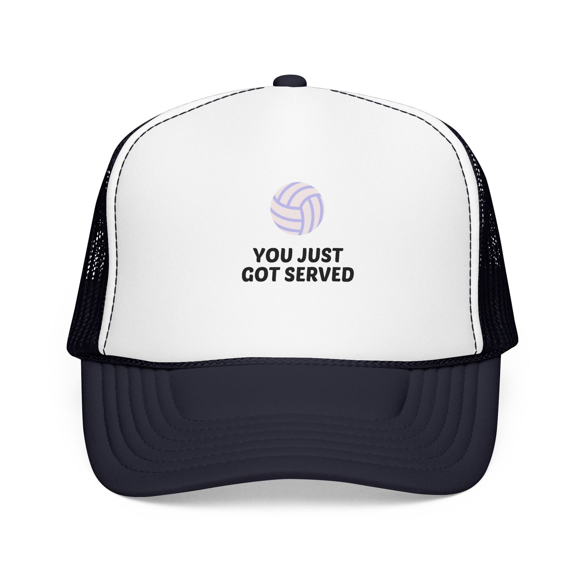 Minimal you just got served volleyball design
