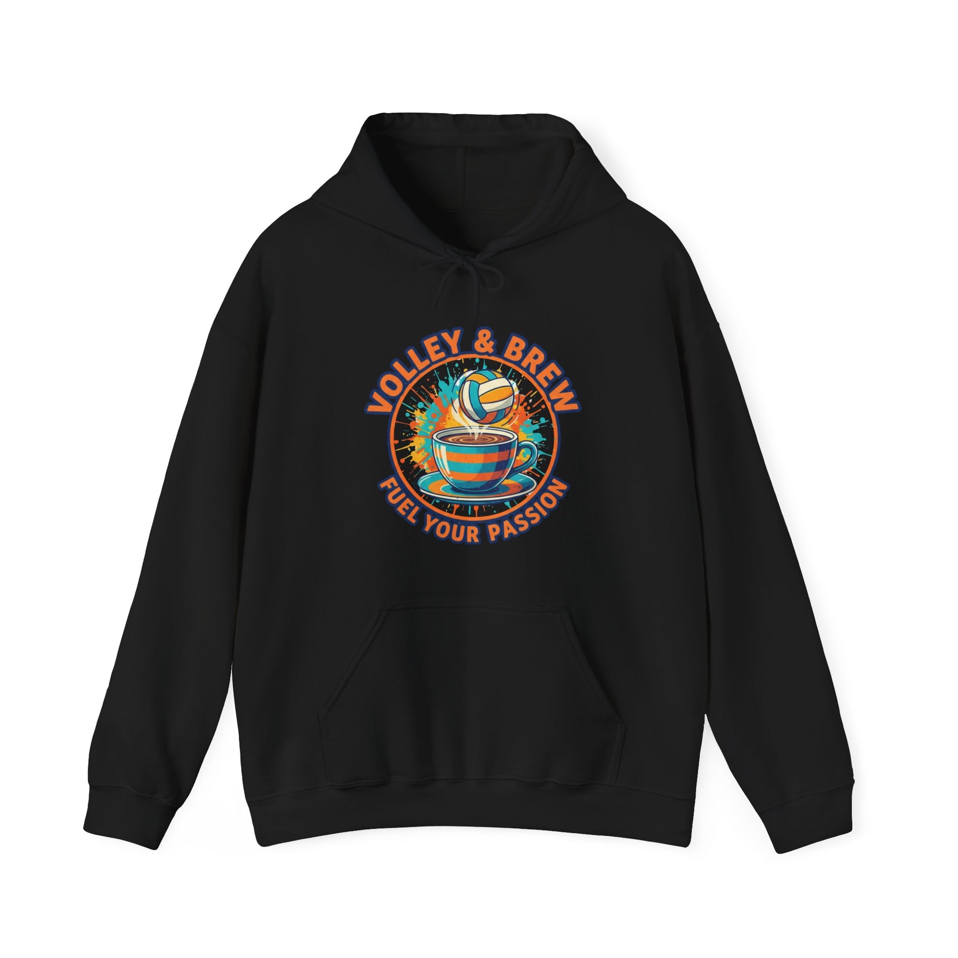 Volleyball sweatshirt with Volleyball & Brew design