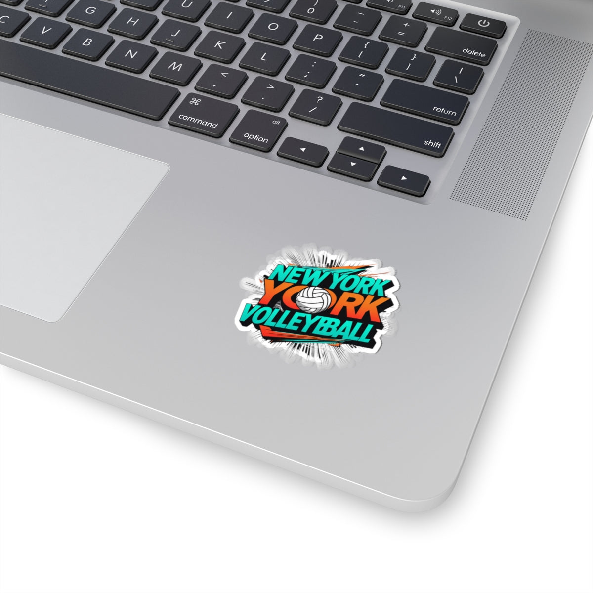 High-quality vinyl volleyball sticker perfect for athletes