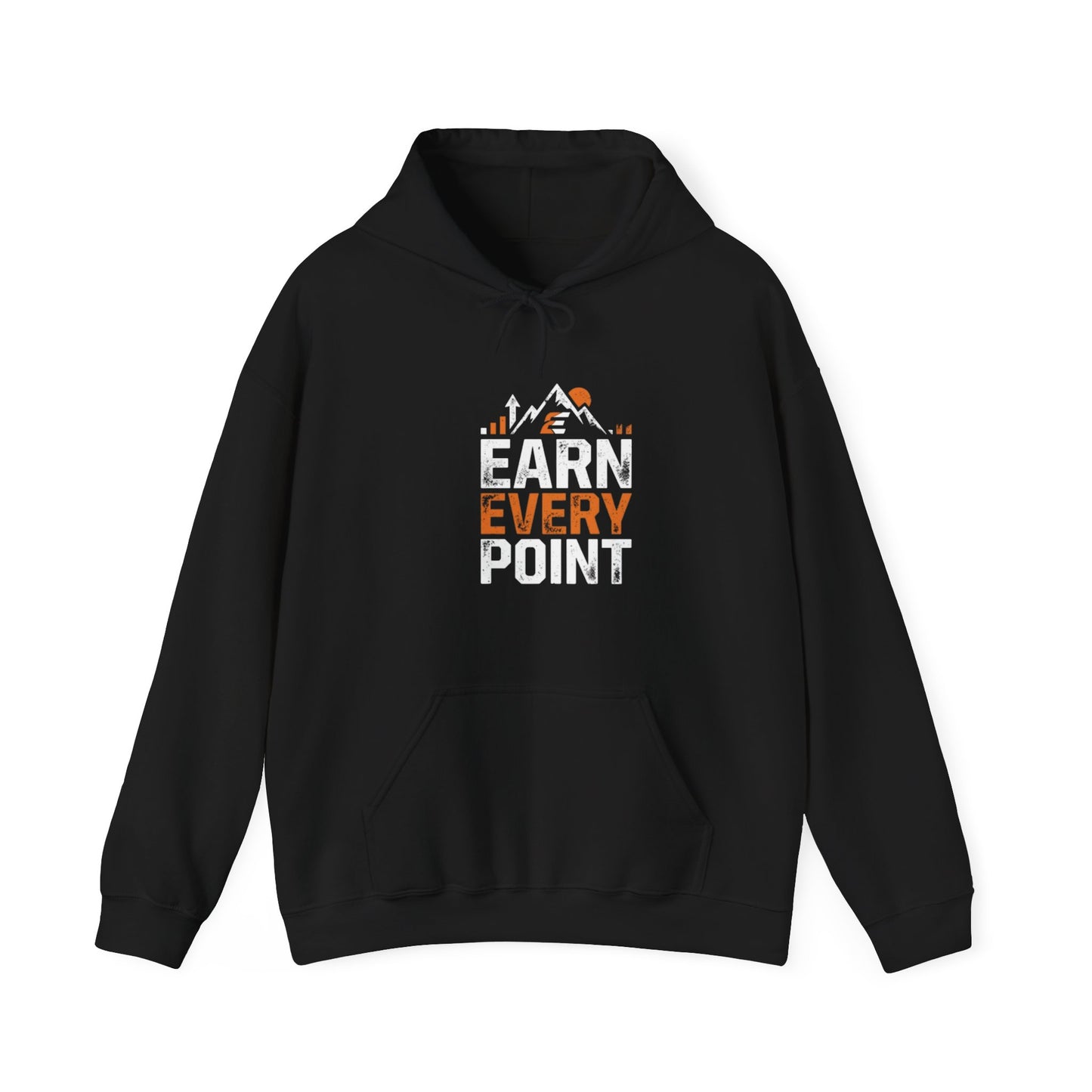 Earn Every Point Nothing Given bold volleyball text design