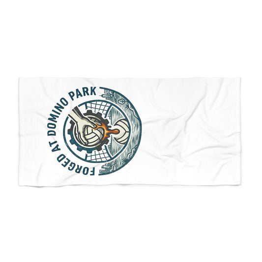 Forged at Domino Park Volleyball Beach Towel