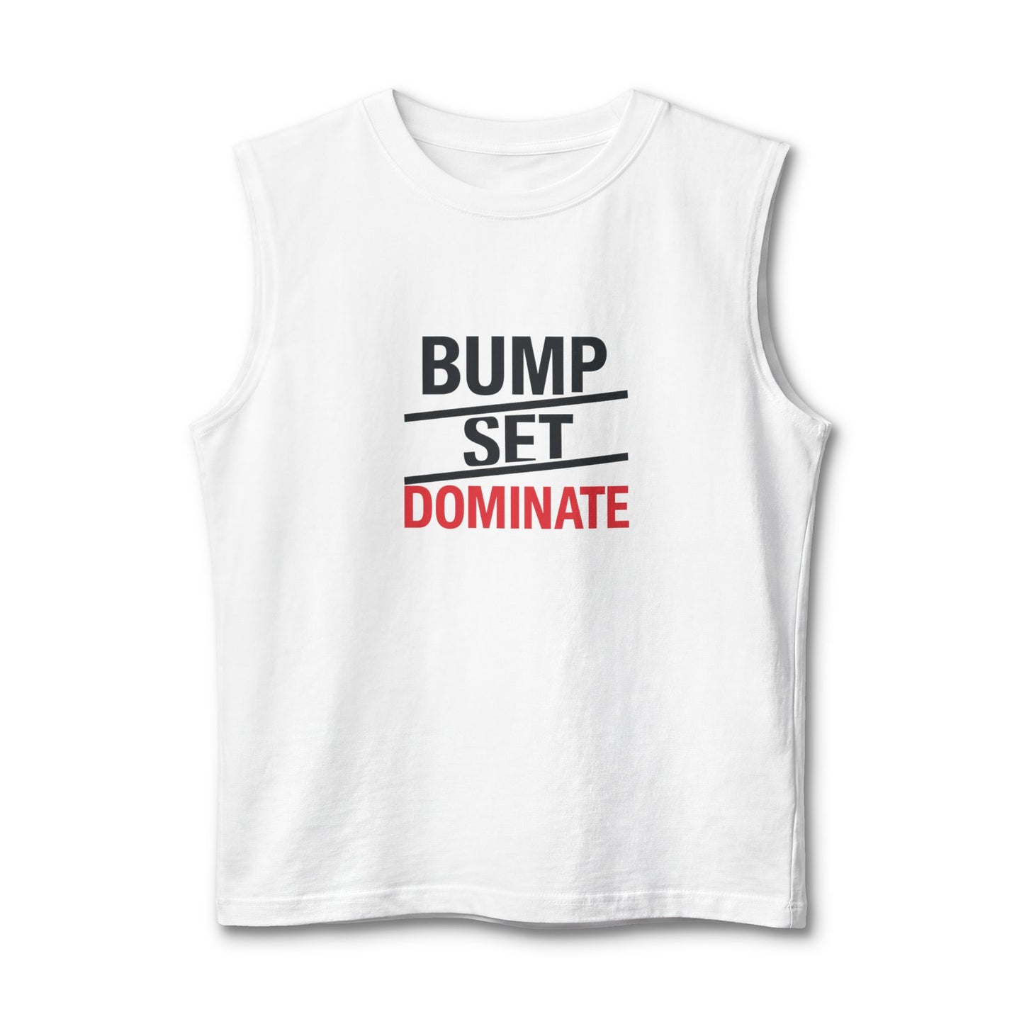 Bump set dominate volleyball tank top design