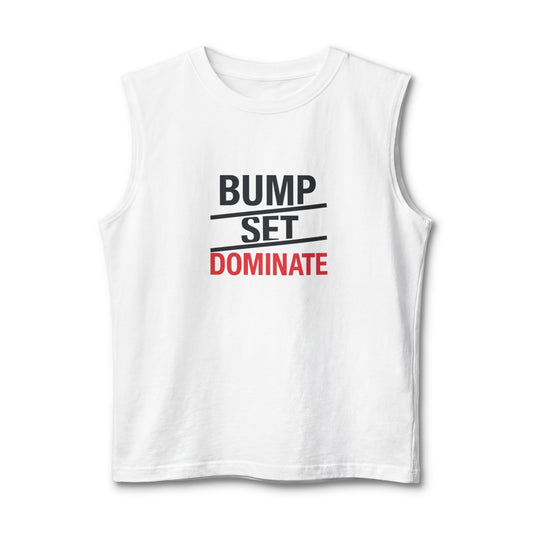 Bump set dominate volleyball tank top design