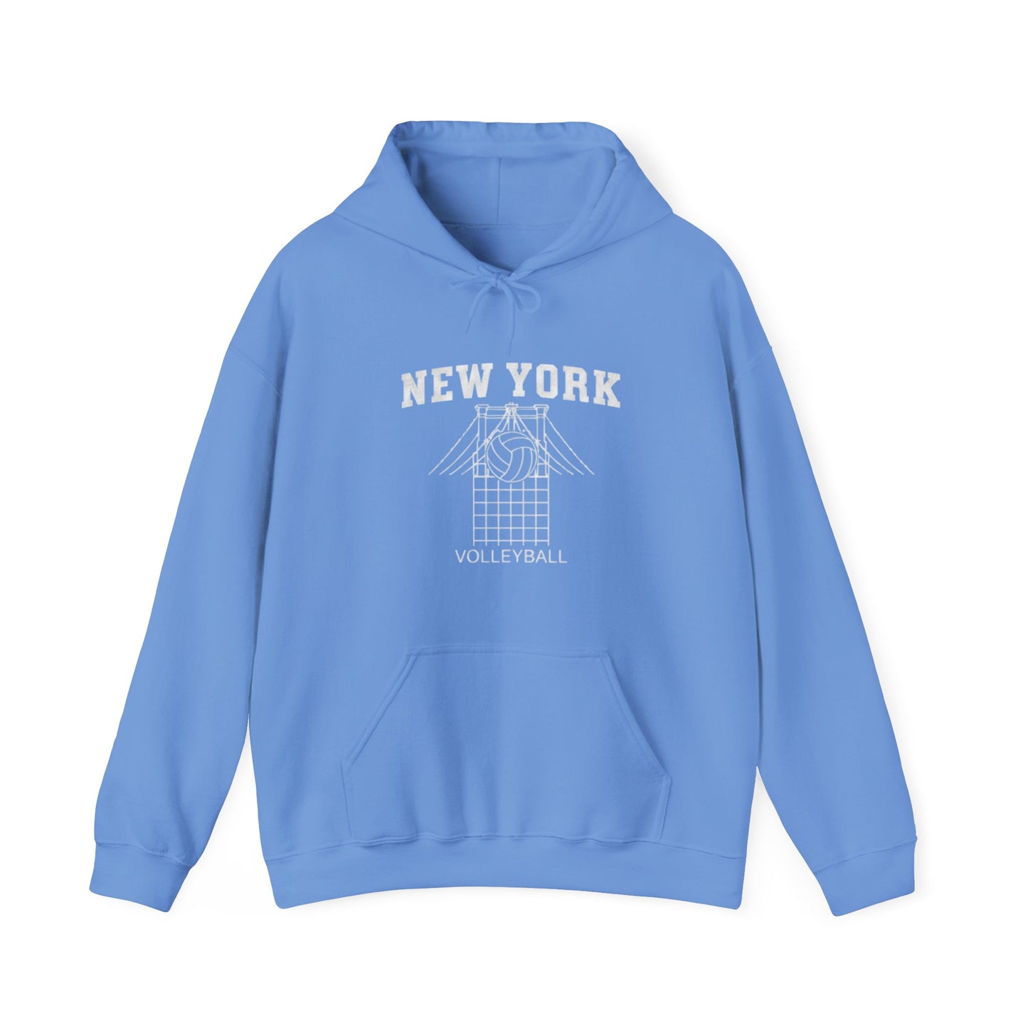 New York city bridge volleyball hoodie artwork