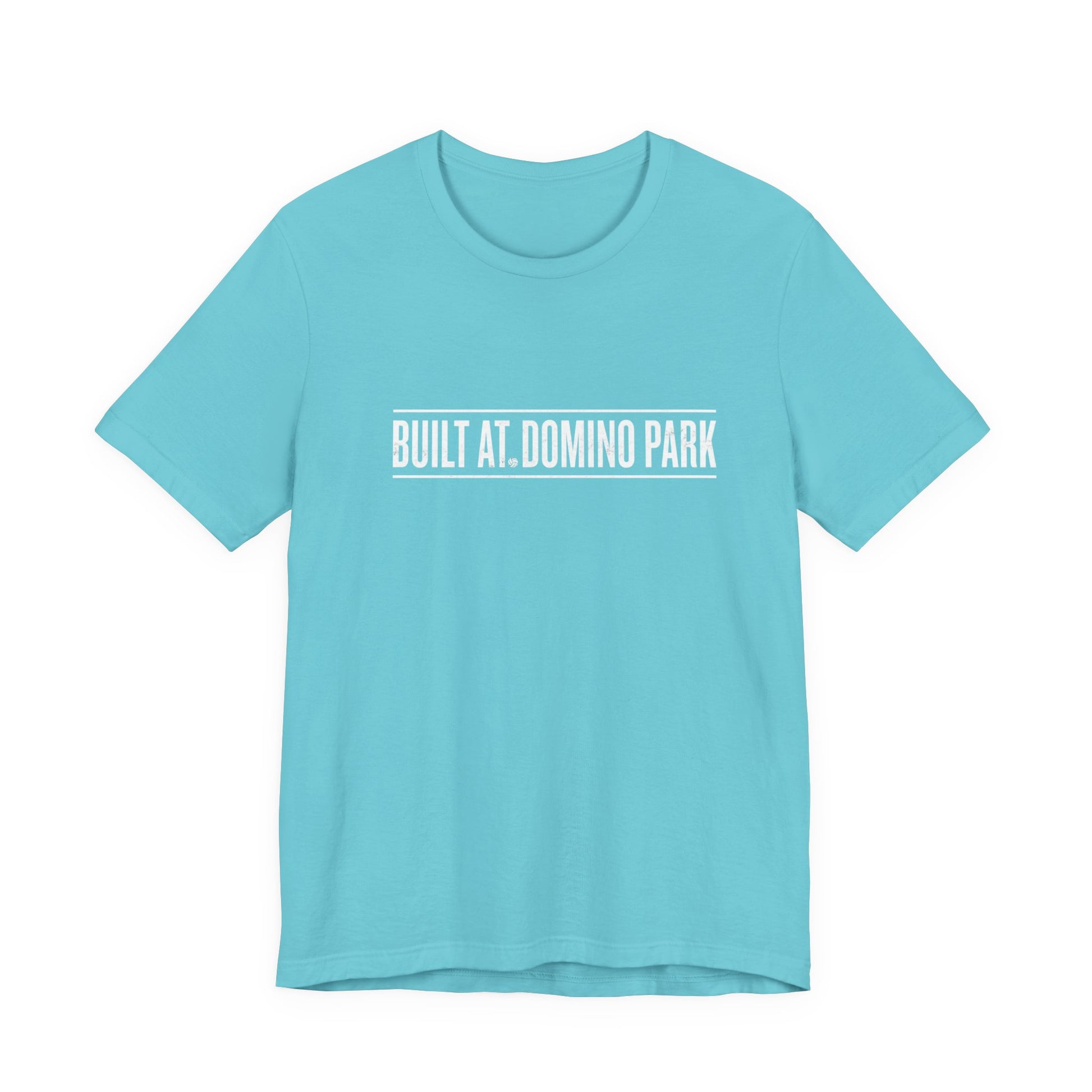 Built at Domino Park slogan t-shirt graphic