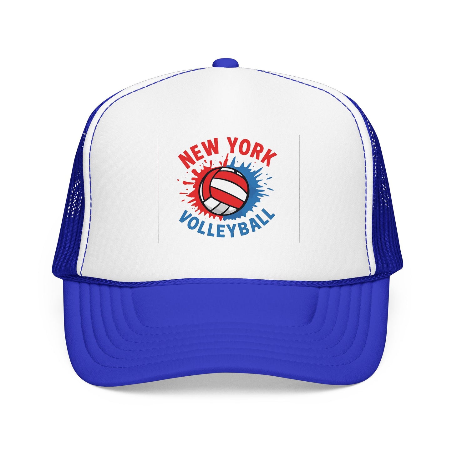 Stylized volleyball splash New York design
