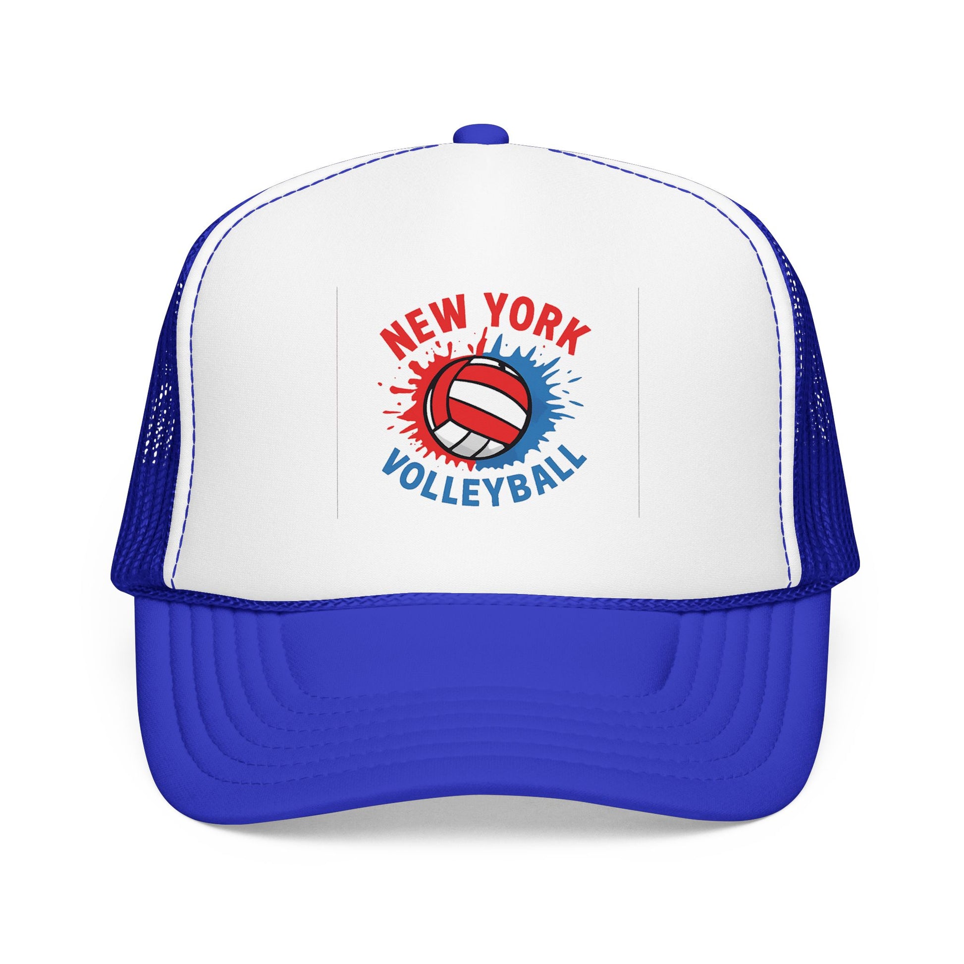 Stylized volleyball splash New York design