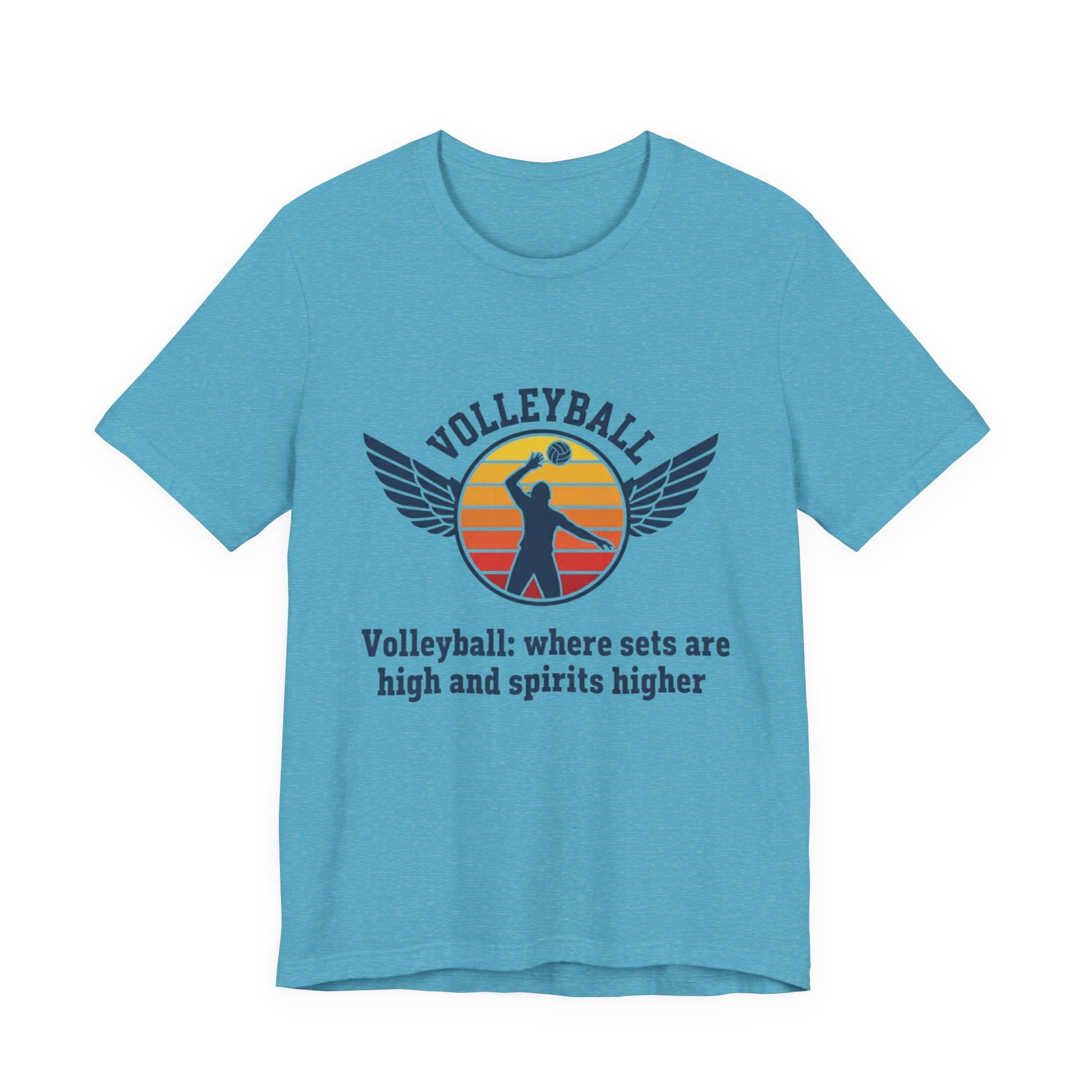 Funny uplifting volleyball shirt