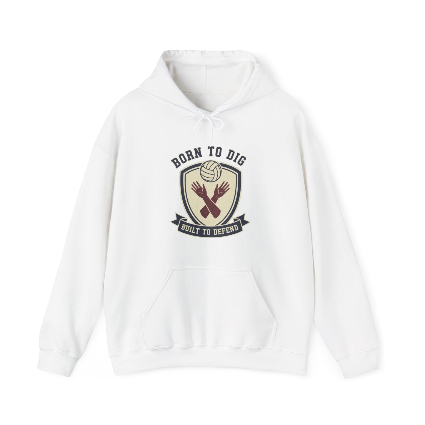 Born to Dig Born to Defend volleyball hoodie