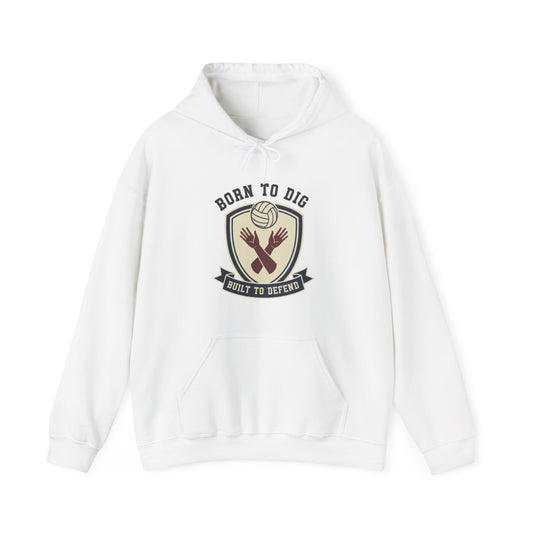 Born to Dig Born to Defend volleyball hoodie