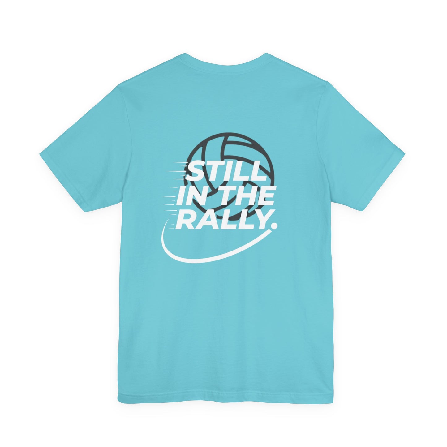 Volleyball player mindset shirt front and back design