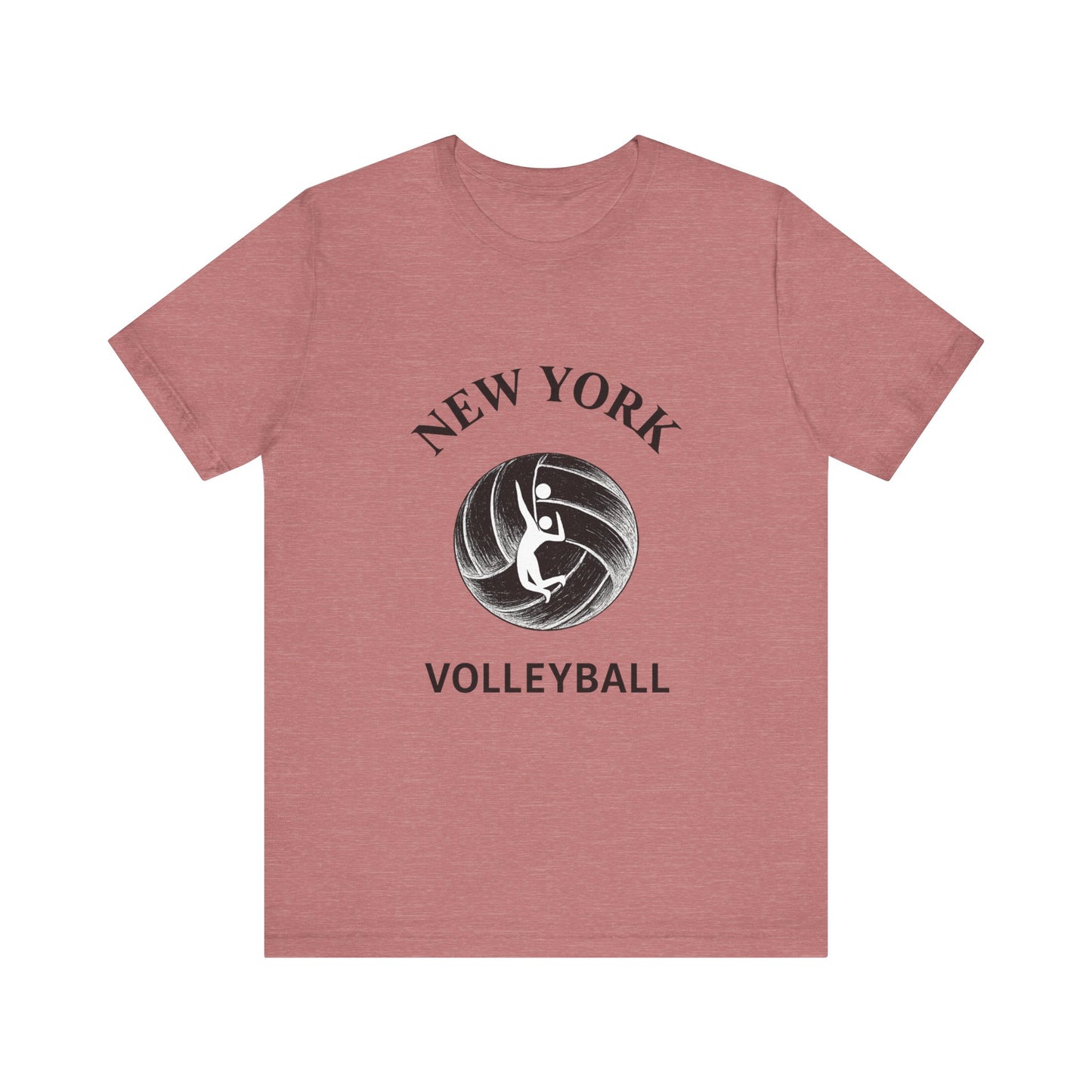 Athletic volleyball-inspired shirt for New York players.