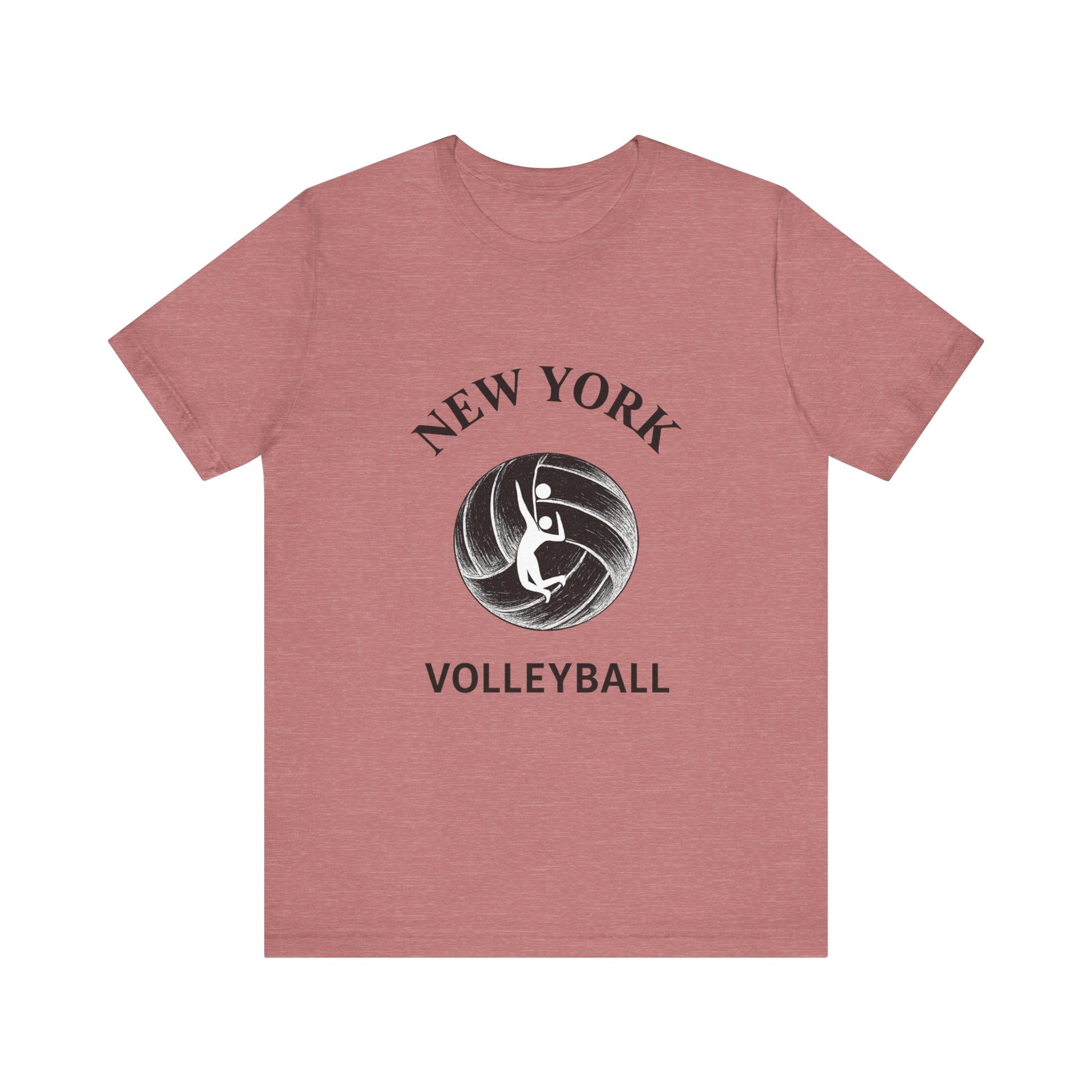 Athletic volleyball-inspired shirt for New York players.