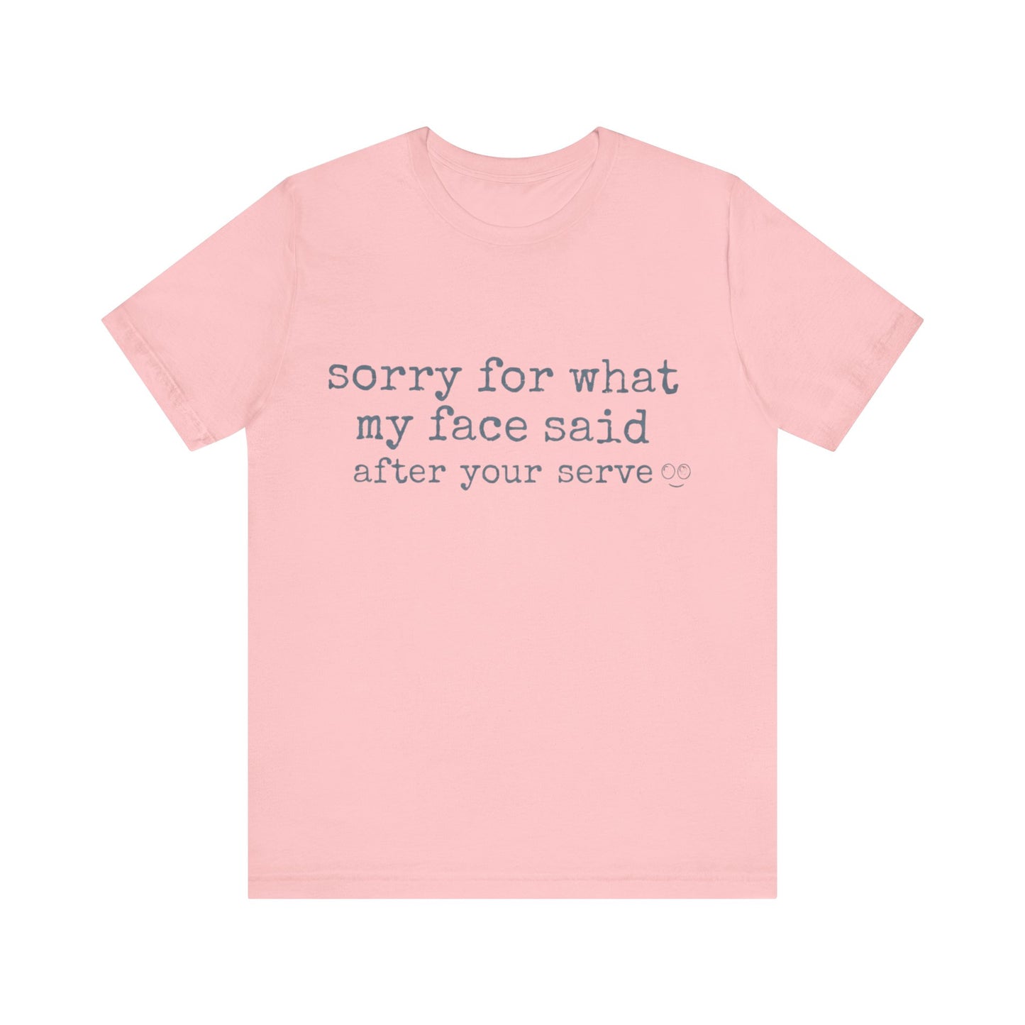 Unisex volleyball T-shirt with cheeky serve-inspired quote design