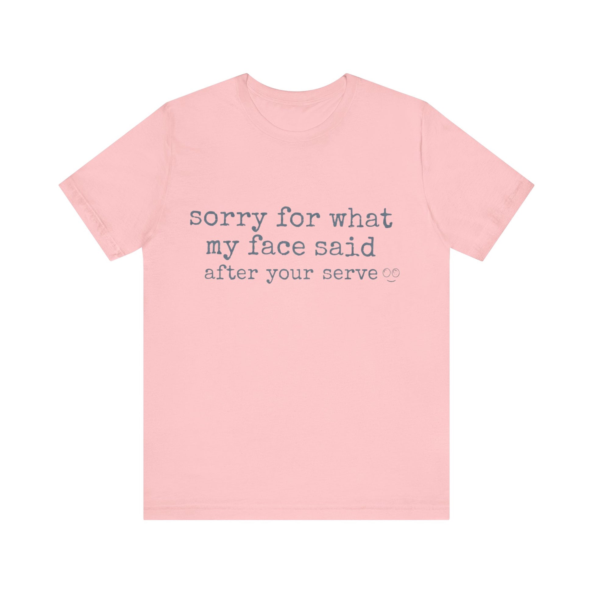 Unisex volleyball T-shirt with cheeky serve-inspired quote design