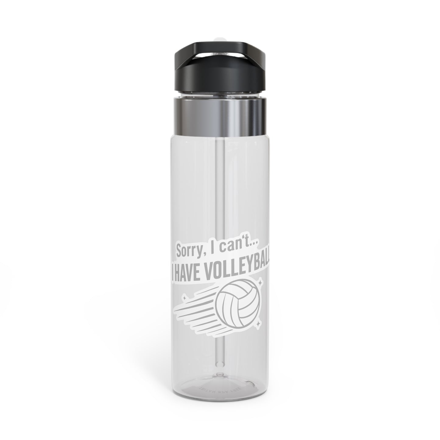 Sorry I Can’t I Have Volleyball text design with clean layout