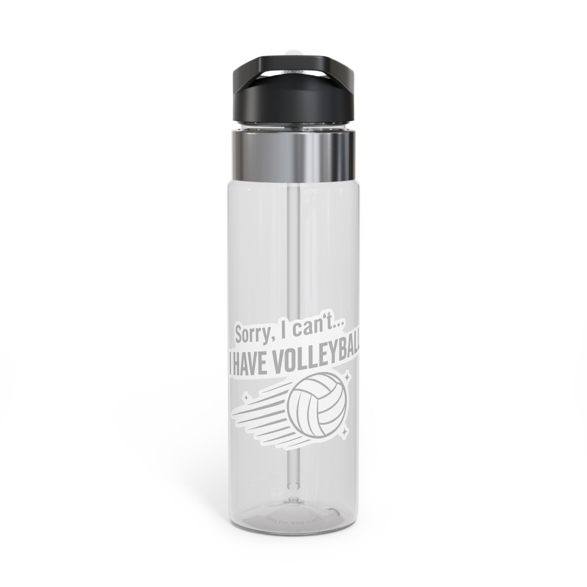 Sorry I Can’t I Have Volleyball text design with clean layout