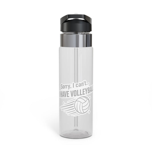 Sorry I Can’t I Have Volleyball text design with clean layout