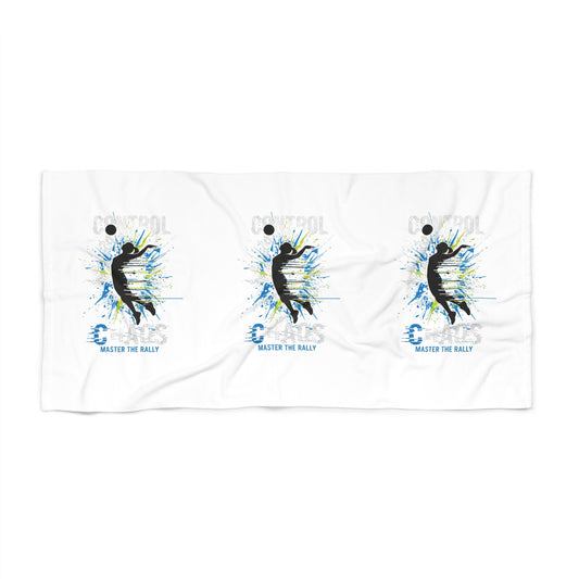 Volleyball rally control motivation phrase towel