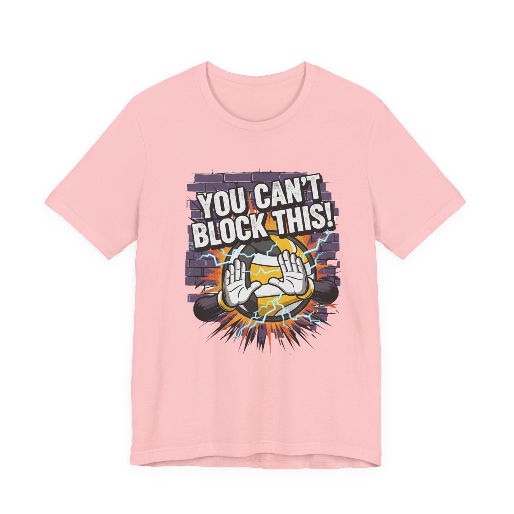 You Cant Block This aggressive volleyball text design