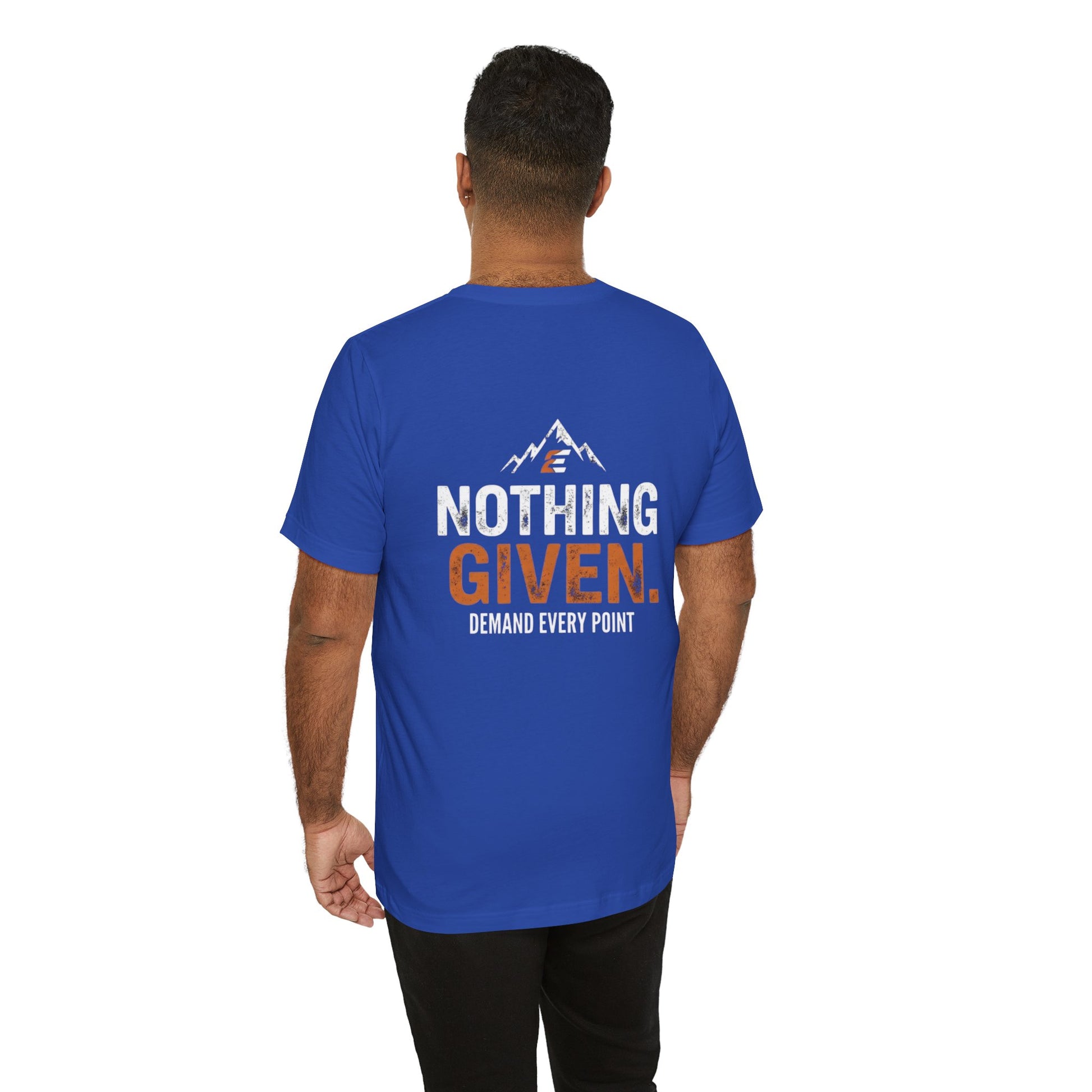 earn every point typography volleyball tee