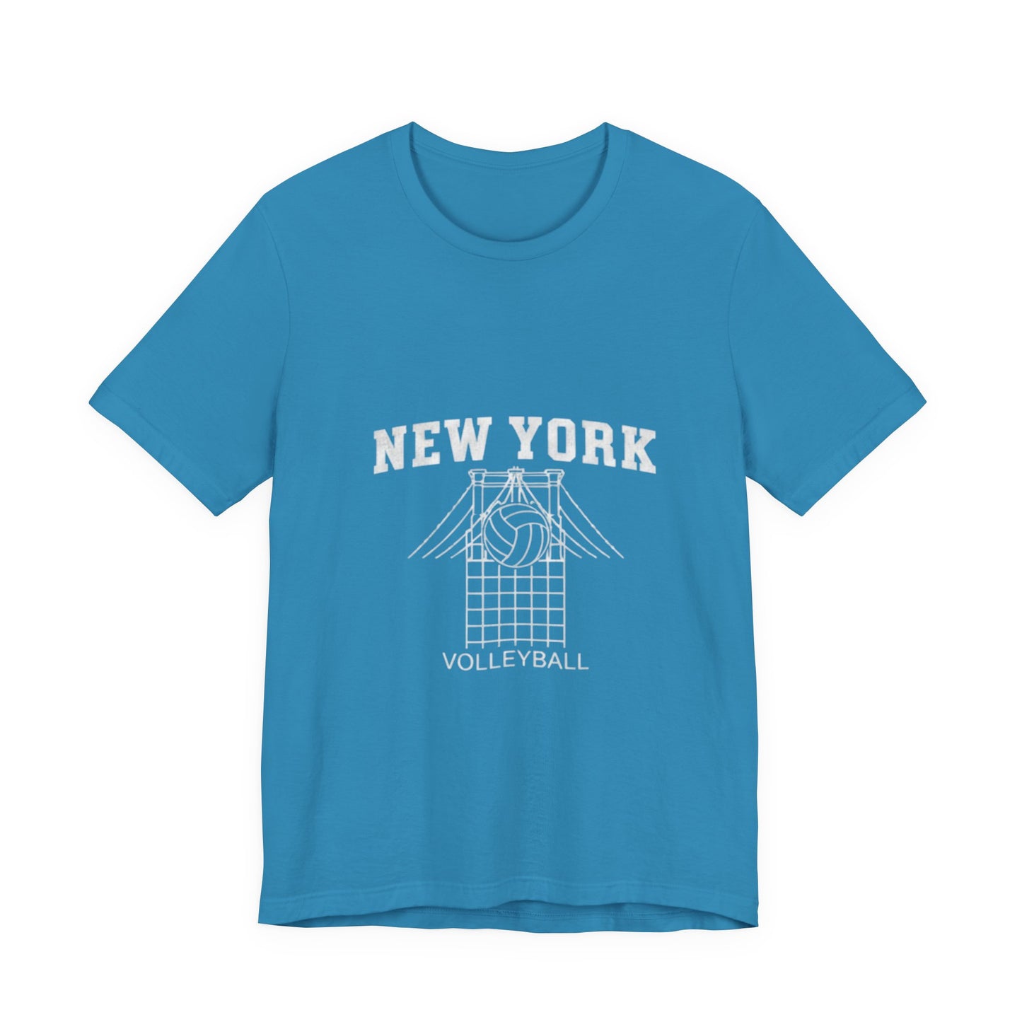 New York city bridge volleyball t-shirt artwork